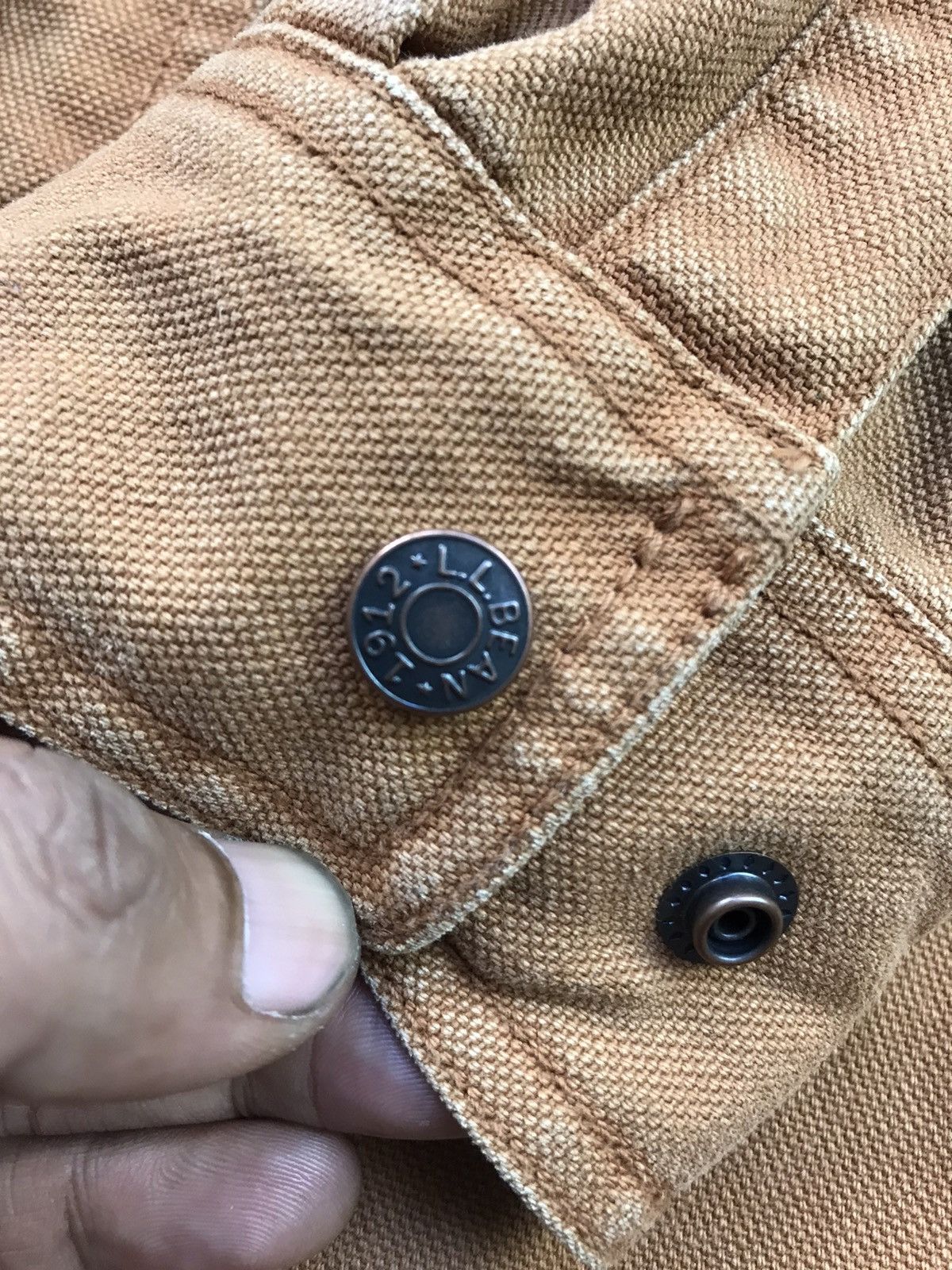 L.L. Bean × Vintage LL BEAN DUCK CANVAS COAT JACKET Size US L / EU 52-54 / 3 - 6 Thumbnail