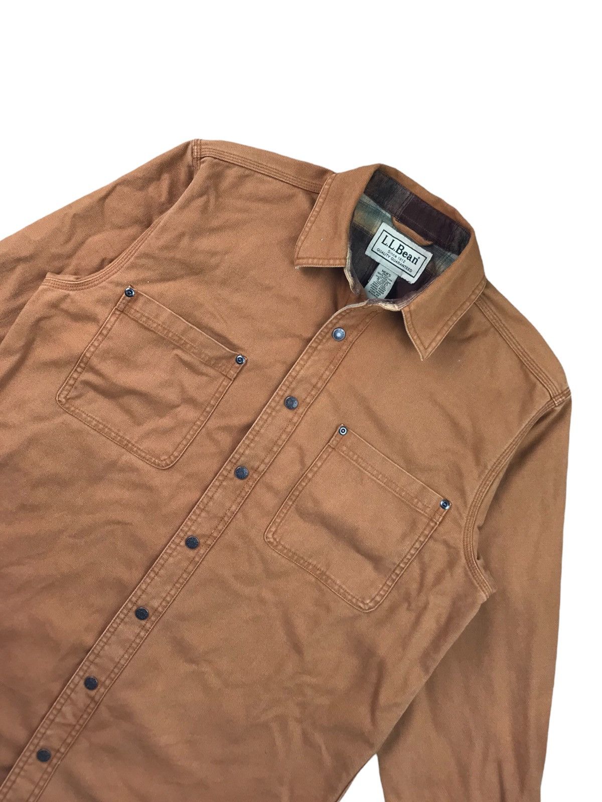 L.L. Bean × Vintage LL BEAN DUCK CANVAS COAT JACKET Size US L / EU 52-54 / 3 - 2 Thumbnail