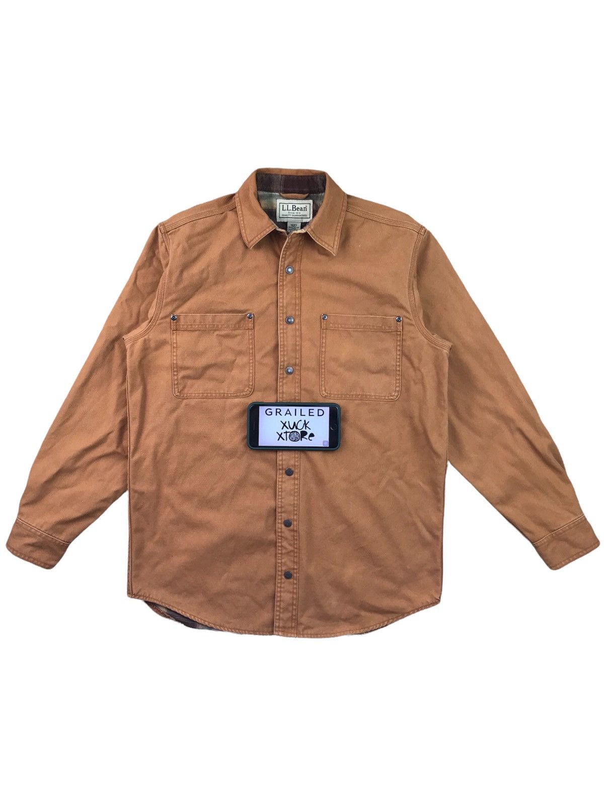 L.L. Bean × Vintage LL BEAN DUCK CANVAS COAT JACKET Size US L / EU 52-54 / 3 - 18 Thumbnail