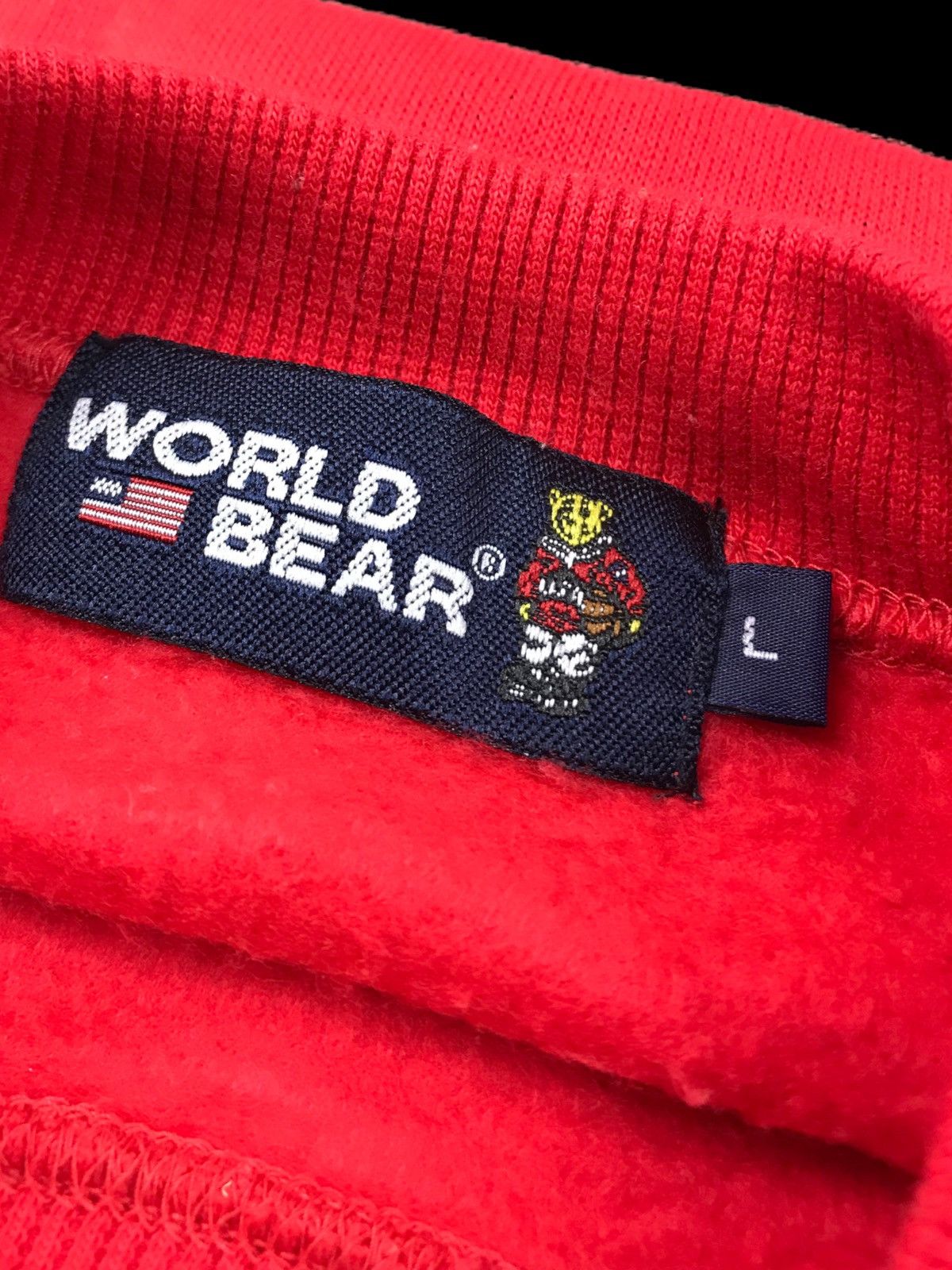 Japanese Brand × Vintage 🔥Vintage World Bear WORLDBEAR POLO Sweatshirt With Pants Size US L / EU 52-54 / 3 - 4 Thumbnail
