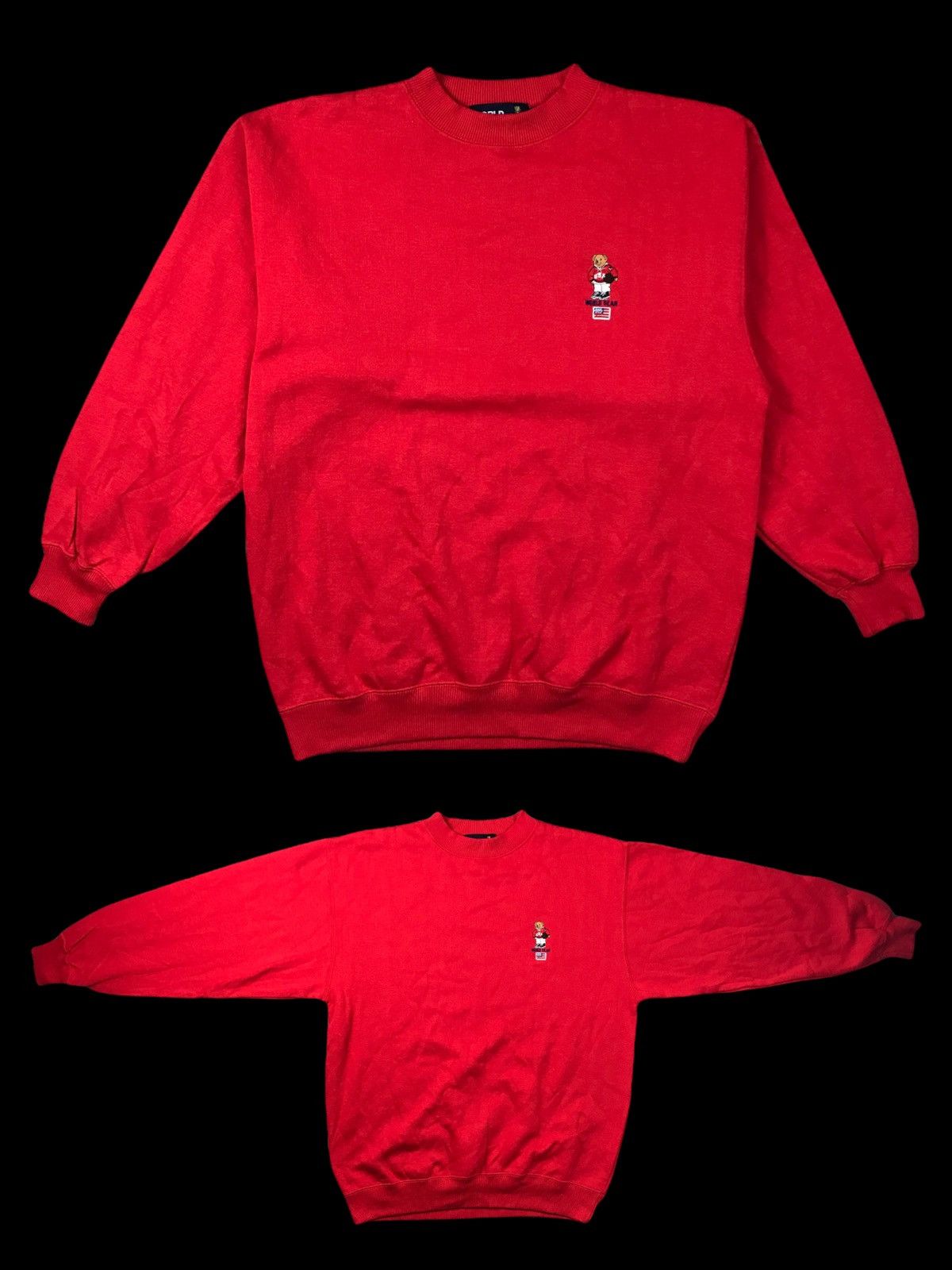 Japanese Brand × Vintage 🔥Vintage World Bear WORLDBEAR POLO Sweatshirt With Pants Size US L / EU 52-54 / 3 - 3 Thumbnail