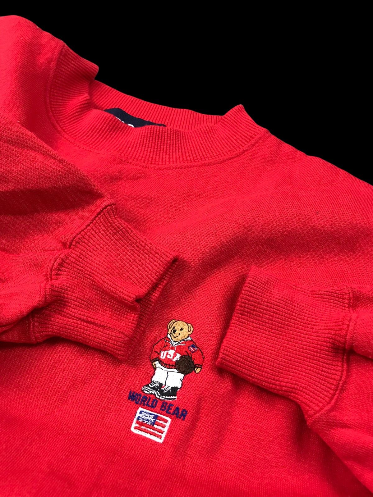 Japanese Brand × Vintage 🔥Vintage World Bear WORLDBEAR POLO Sweatshirt With Pants Size US L / EU 52-54 / 3 - 2 Thumbnail