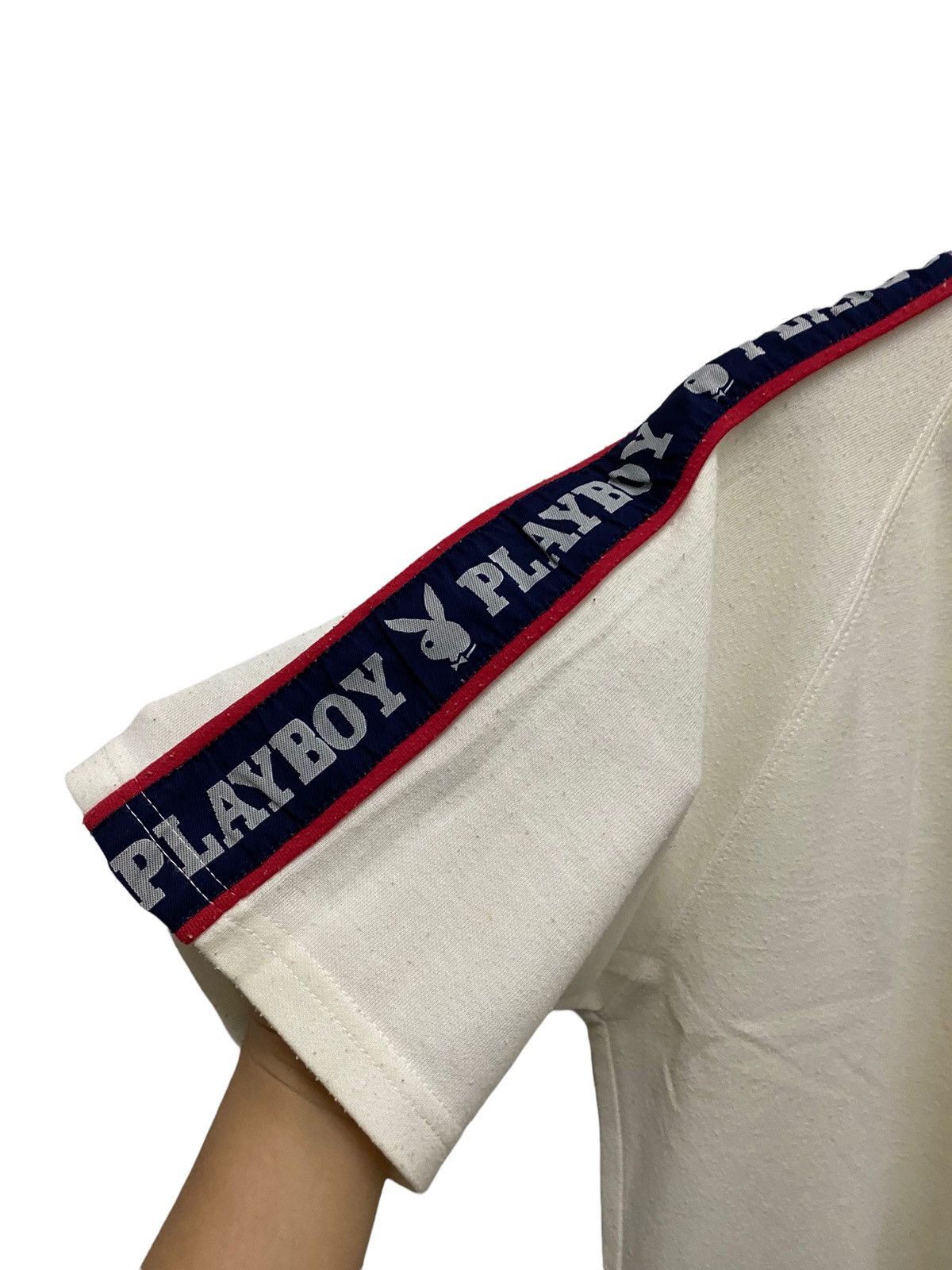 Playboy × Vintage Vintage Big Logo Playboy Tee Shirt Size US L / EU 52-54 / 3 - 5 Thumbnail