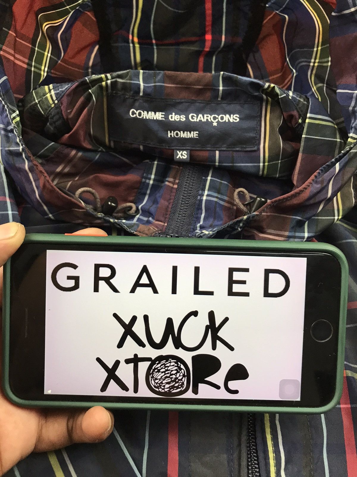 Comme des Garcons × Comme des Garcons Homme Plus × Japanese Brand COMME des GARÇONS HOMME OUTDOOR HOODIES WINDBREAKERS Size US XS / EU 42 / 0 - 23 Thumbnail