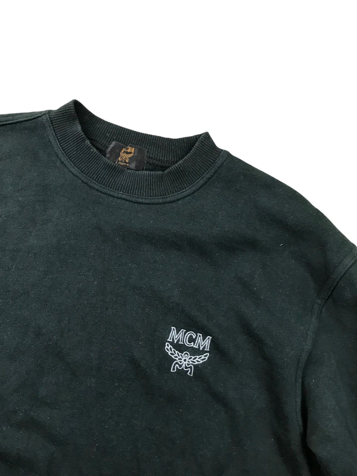 MCM VINTAGE MCM LEGERE BLACK CREWNECK SWEATER SWEATSHIRT Size US M / EU 48-50 / 2 - 4 Thumbnail