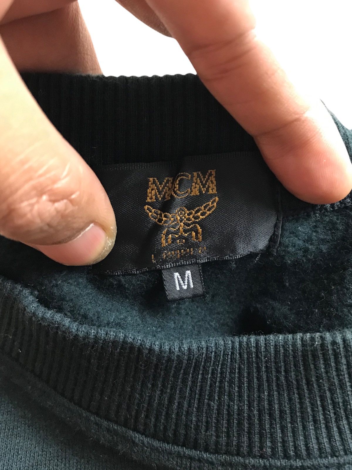 MCM VINTAGE MCM LEGERE BLACK CREWNECK SWEATER SWEATSHIRT Size US M / EU 48-50 / 2 - 6 Thumbnail