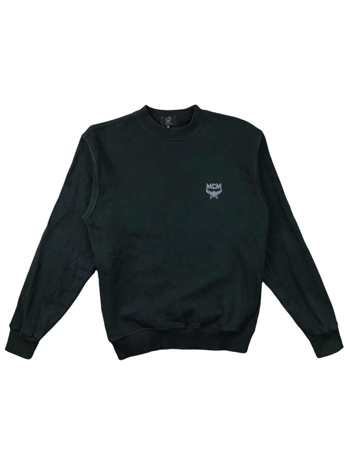 MCM VINTAGE MCM LEGERE BLACK CREWNECK SWEATER SWEATSHIRT Size US M / EU 48-50 / 2 - 1 Thumbnail