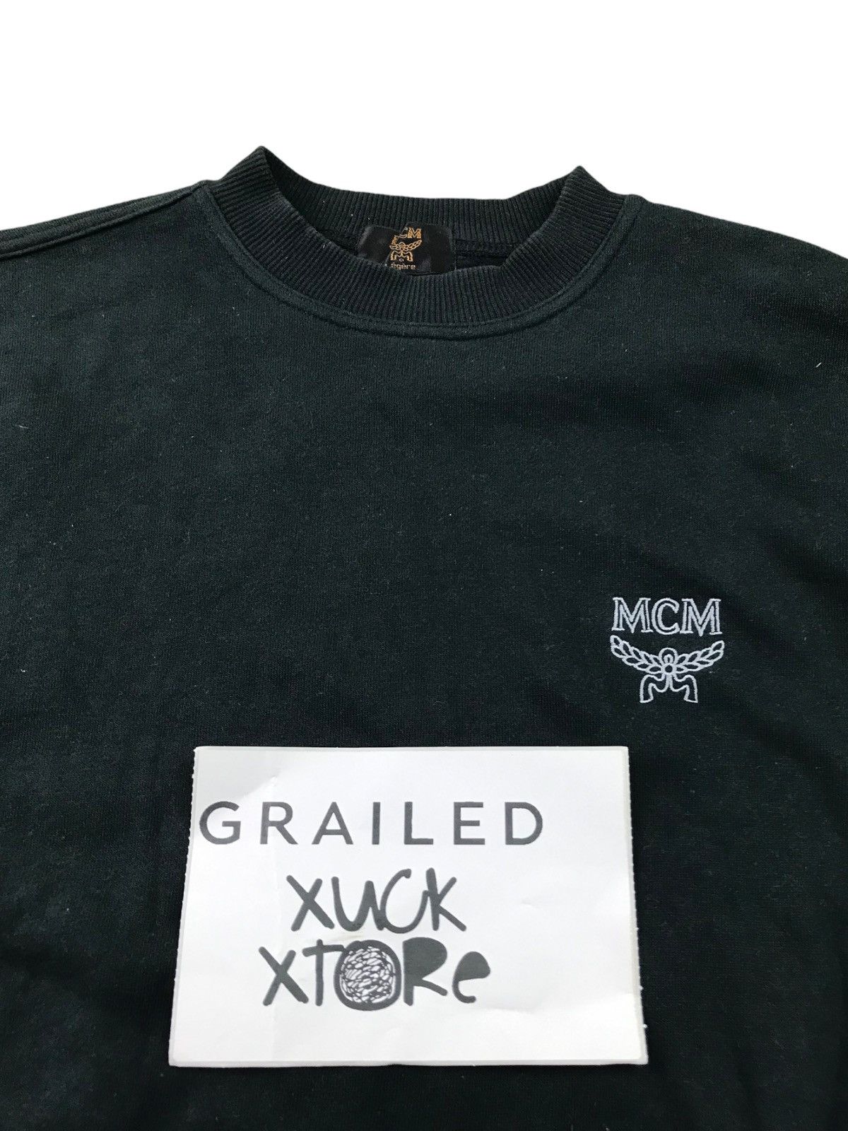 MCM VINTAGE MCM LEGERE BLACK CREWNECK SWEATER SWEATSHIRT Size US M / EU 48-50 / 2 - 15 Thumbnail