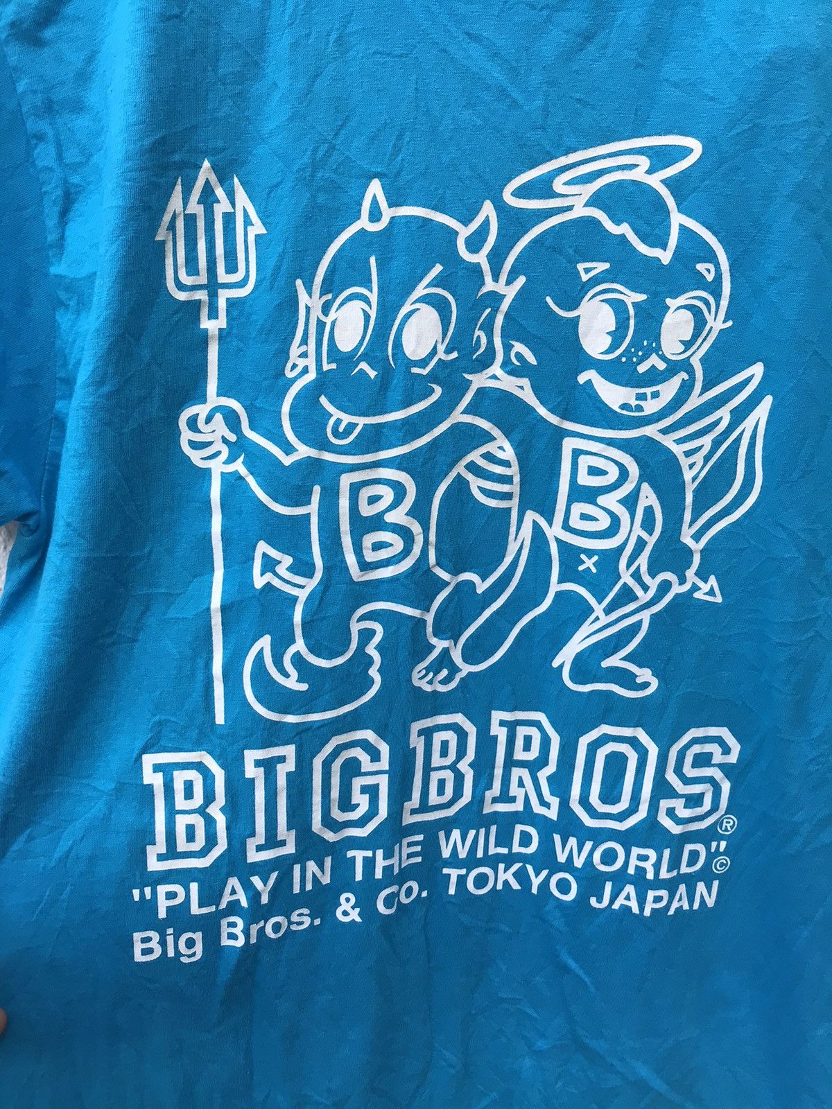 Japanese Brand × Vintage VINTAGE 90s BIG BROS TOKYO JAPAN MIRROR 🇯🇵 TEE Size US M / EU 48-50 / 2 - 2 Thumbnail