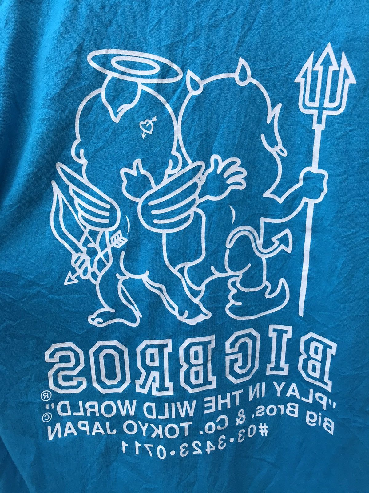 Japanese Brand × Vintage VINTAGE 90s BIG BROS TOKYO JAPAN MIRROR 🇯🇵 TEE Size US M / EU 48-50 / 2 - 4 Thumbnail