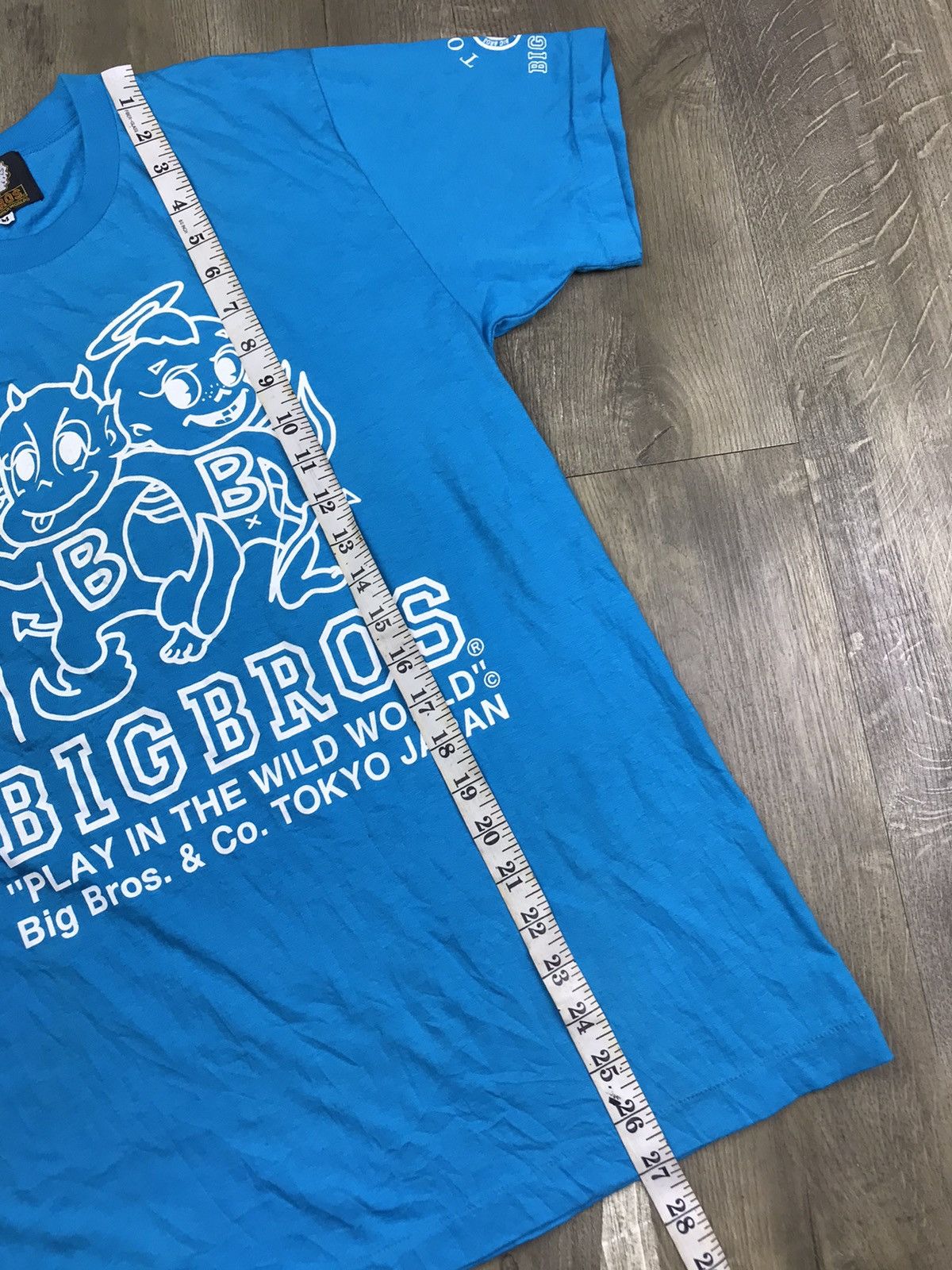 Japanese Brand × Vintage VINTAGE 90s BIG BROS TOKYO JAPAN MIRROR 🇯🇵 TEE Size US M / EU 48-50 / 2 - 12 Thumbnail