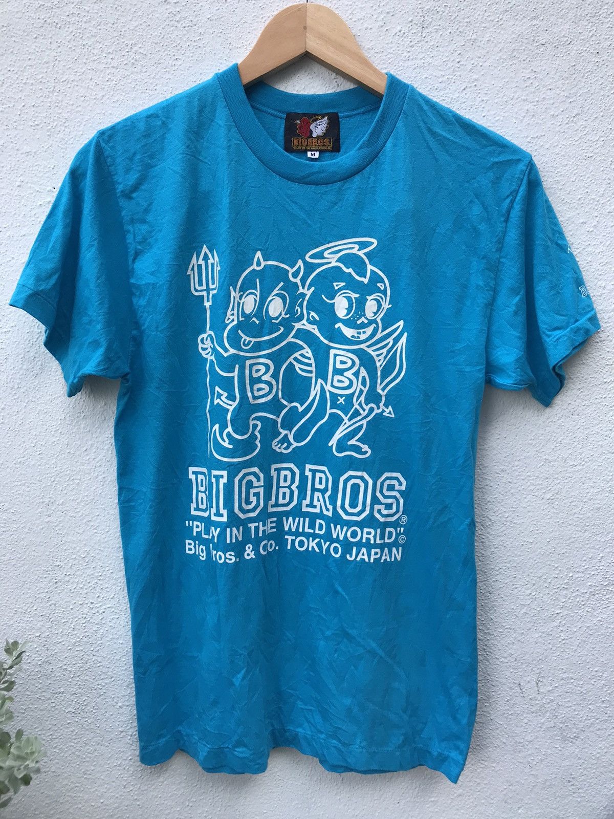 Japanese Brand × Vintage VINTAGE 90s BIG BROS TOKYO JAPAN MIRROR 🇯🇵 TEE Size US M / EU 48-50 / 2 - 1 Thumbnail