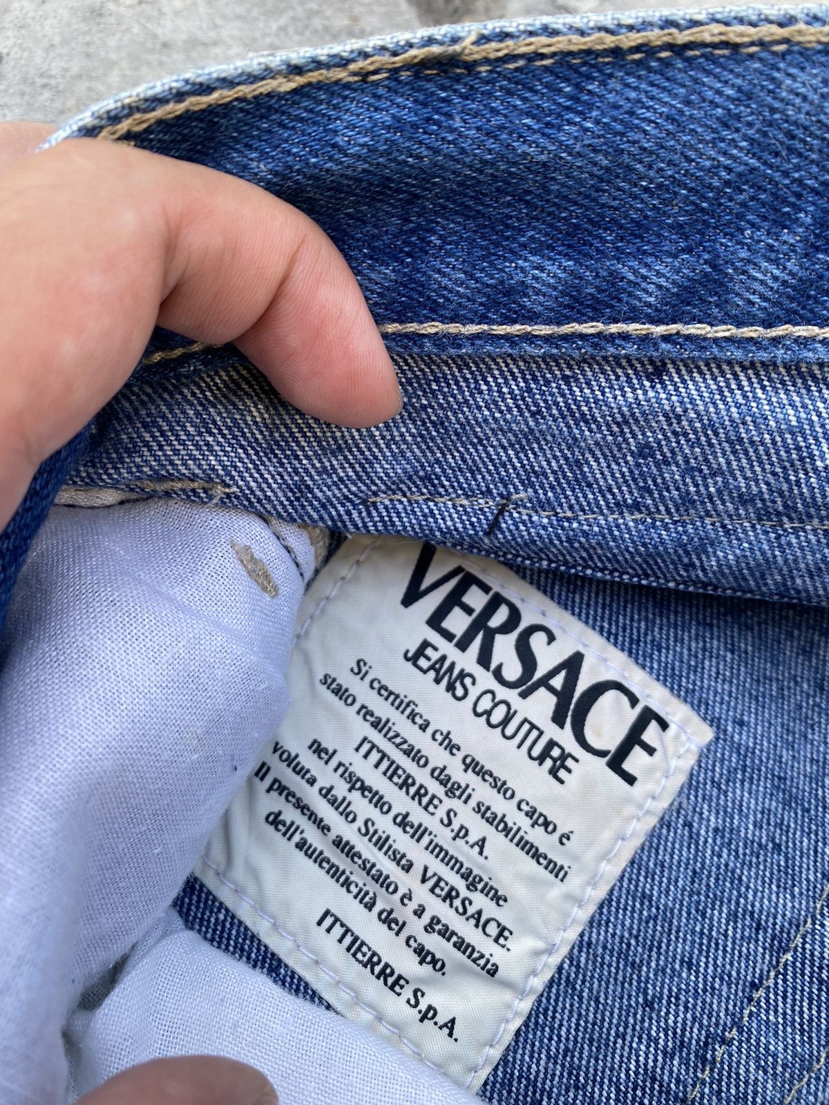 Versace 🔥Express Shipping🔥 Versace Jeans Made in Italy size 24 Size 24" / US 00 / IT 34 - 6 Thumbnail
