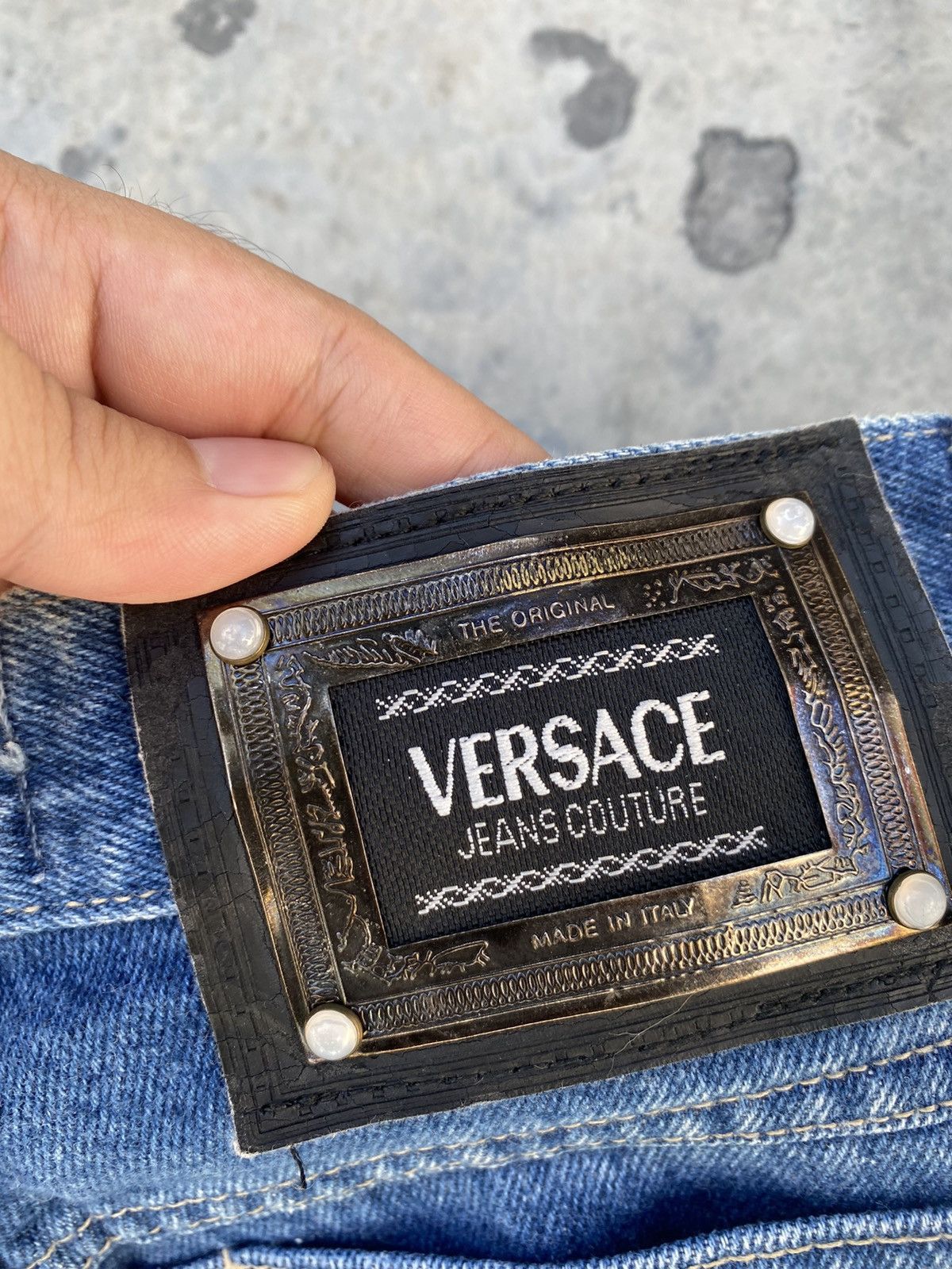 Versace 🔥Express Shipping🔥 Versace Jeans Made in Italy size 24 Size 24" / US 00 / IT 34 - 8 Thumbnail