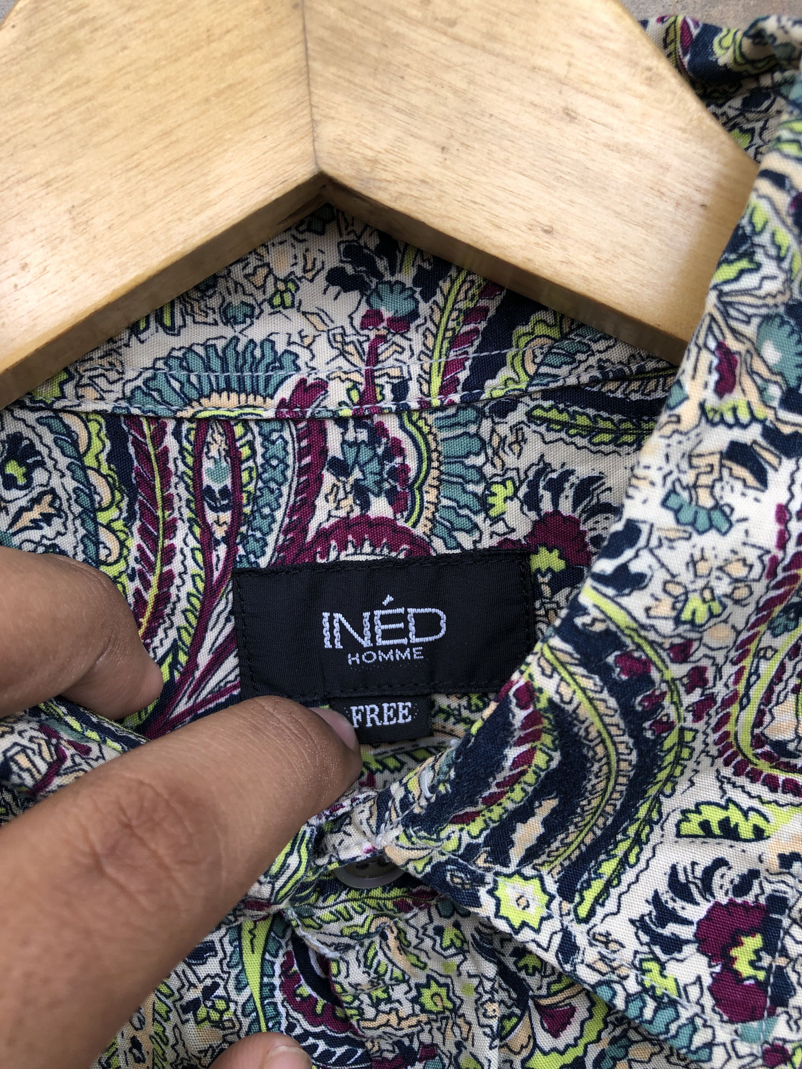 Yohji Yamamoto Ined Homme Paisley Shirt