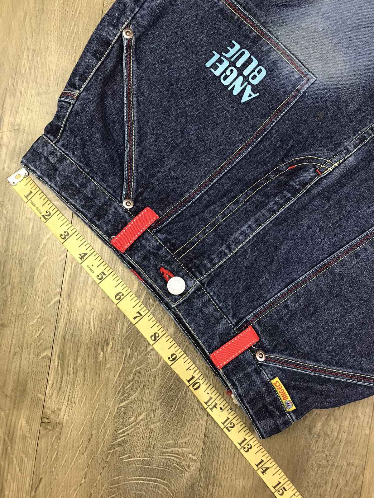 Hysteric Glamour VTG 90s ANGEL BLUE DENIM MINI SKIRT BY HYSTERIC GLAMOUR Size 26" / US 2 / IT 38 - 13 Thumbnail