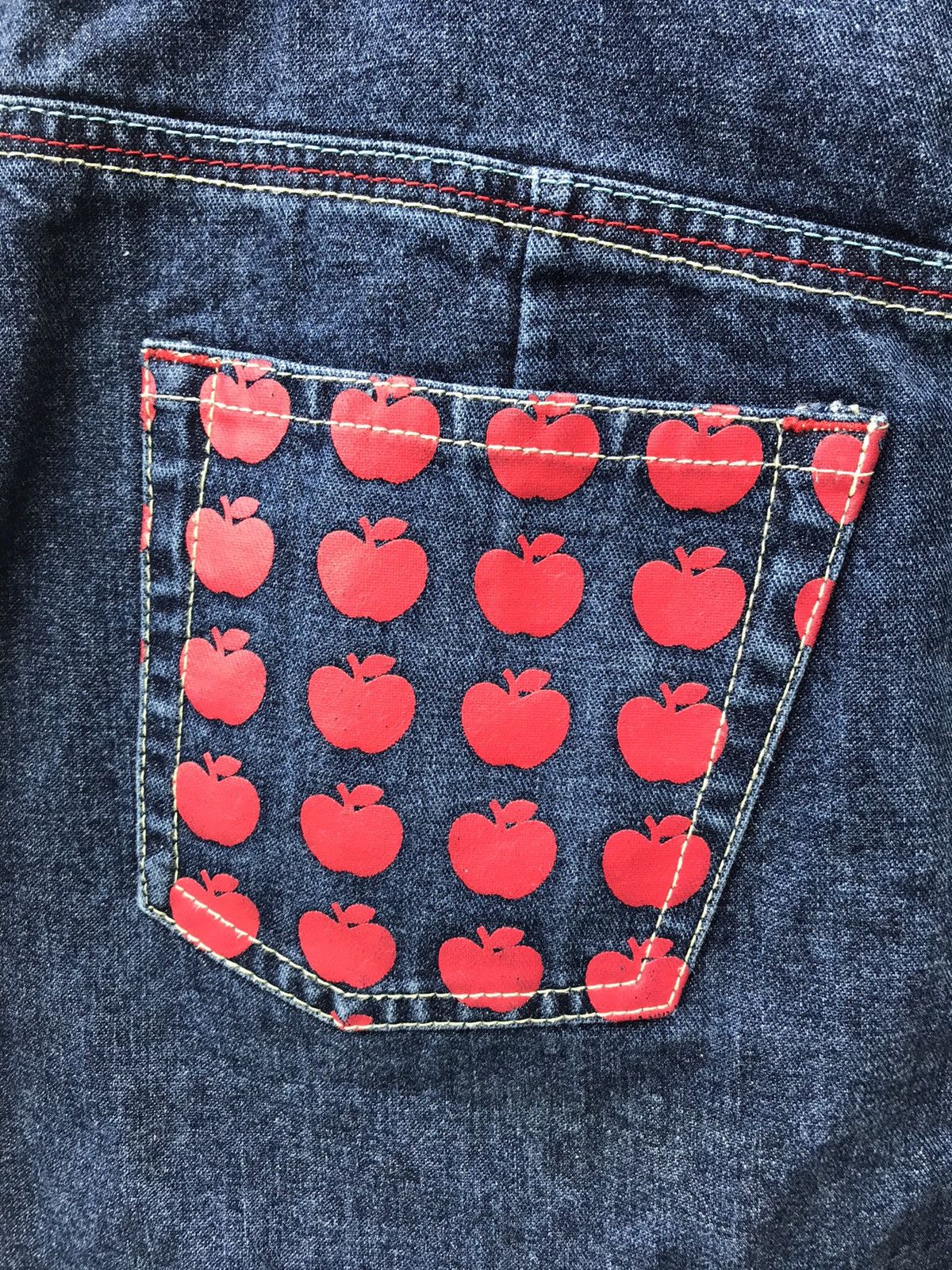 Hysteric Glamour VTG 90s ANGEL BLUE DENIM MINI SKIRT BY HYSTERIC GLAMOUR Size 26" / US 2 / IT 38 - 7 Thumbnail