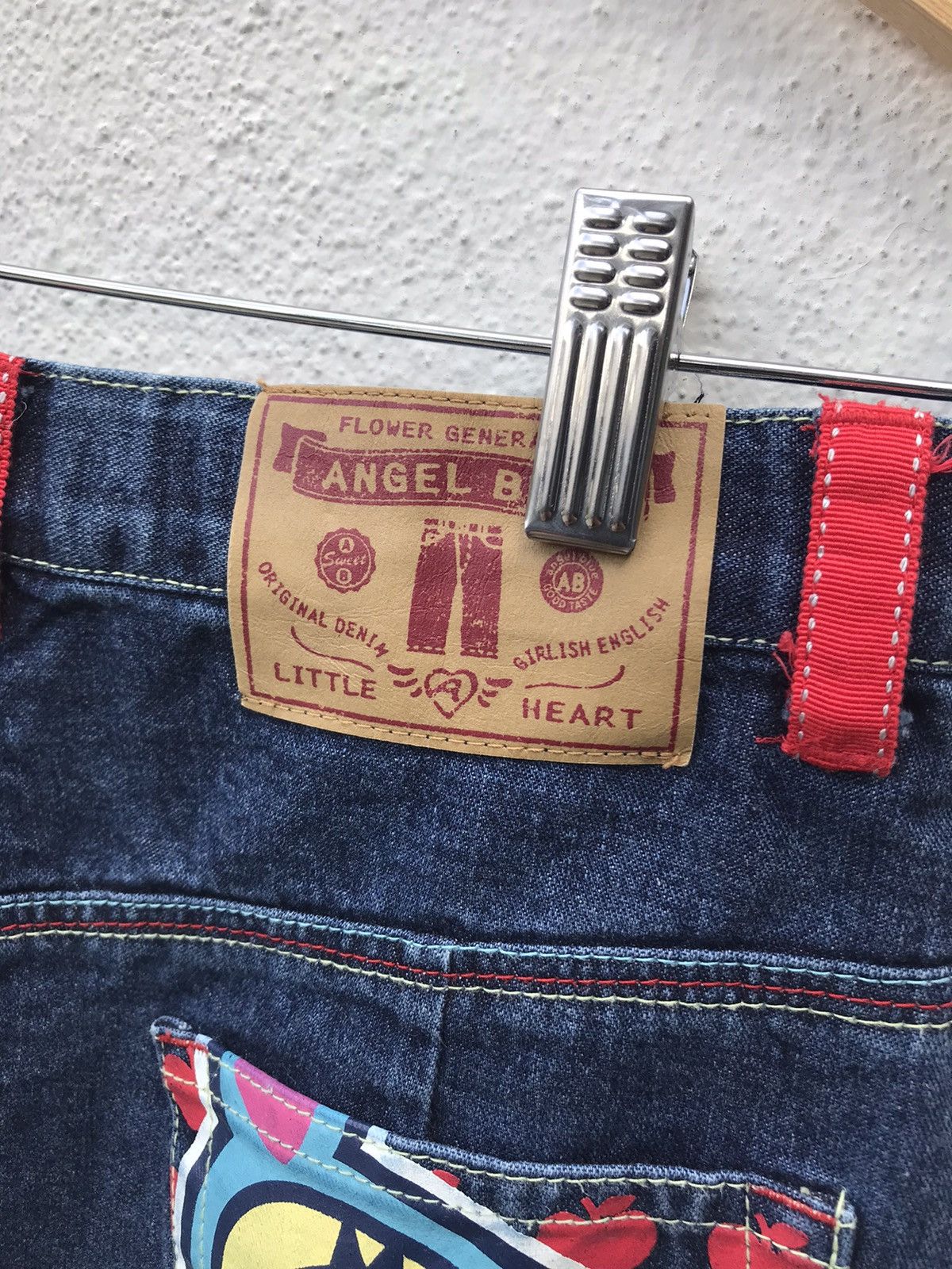 Hysteric Glamour VTG 90s ANGEL BLUE DENIM MINI SKIRT BY HYSTERIC GLAMOUR Size 26" / US 2 / IT 38 - 8 Thumbnail