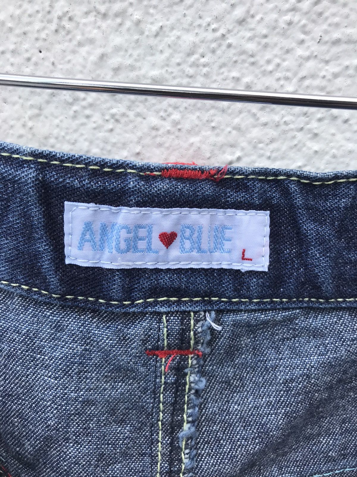 Hysteric Glamour VTG 90s ANGEL BLUE DENIM MINI SKIRT BY HYSTERIC GLAMOUR Size 26" / US 2 / IT 38 - 9 Thumbnail