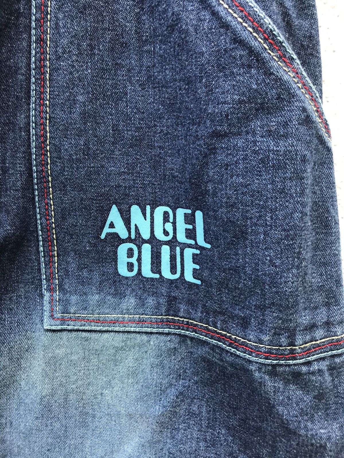 Hysteric Glamour VTG 90s ANGEL BLUE DENIM MINI SKIRT BY HYSTERIC GLAMOUR Size 26" / US 2 / IT 38 - 3 Thumbnail