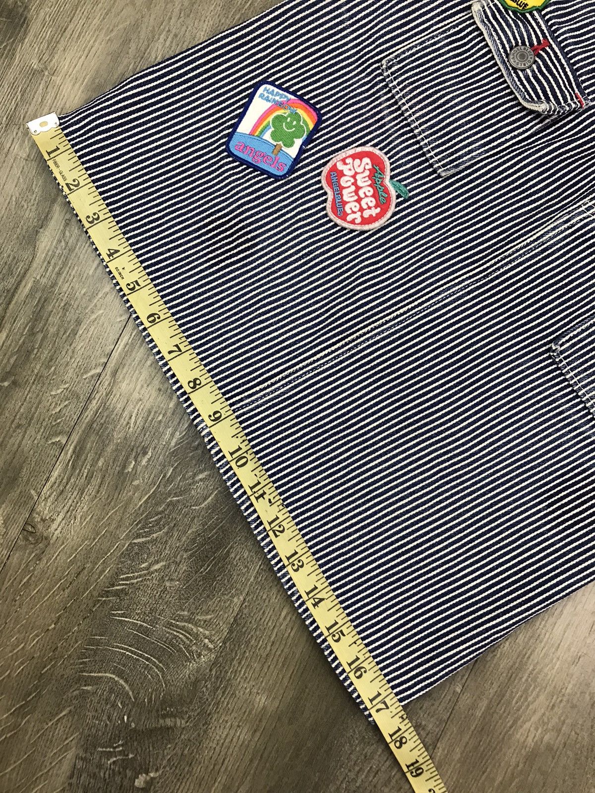 Hysteric Glamour VTG 90s ANGEL BLUE DENIM MINI SKIRT BY HYSTERIC GLAMOUR Size 25" / US 0 / IT 36 - 17 Thumbnail
