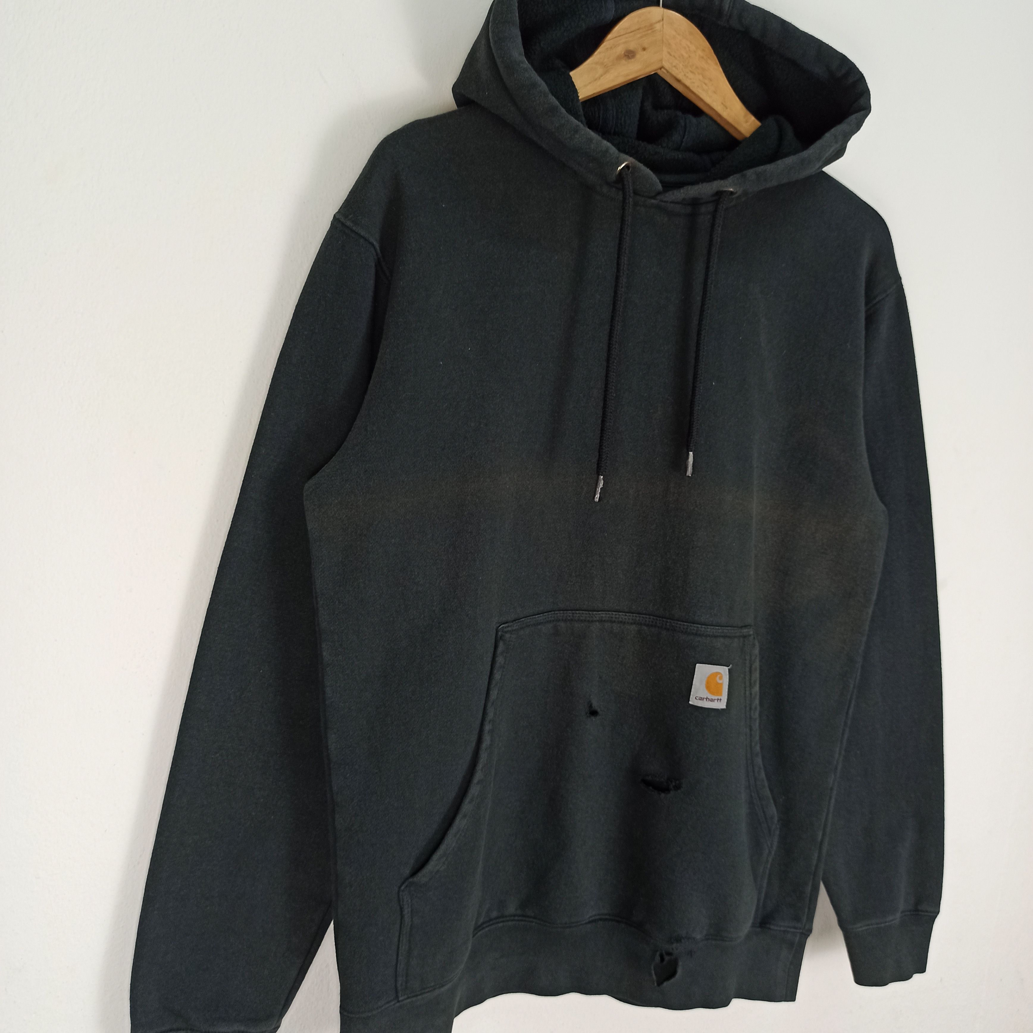 Carhartt Distressed Carhartt Sun Faded Black Hoodie Small Size Size US S / EU 44-46 / 1 - 2 Thumbnail