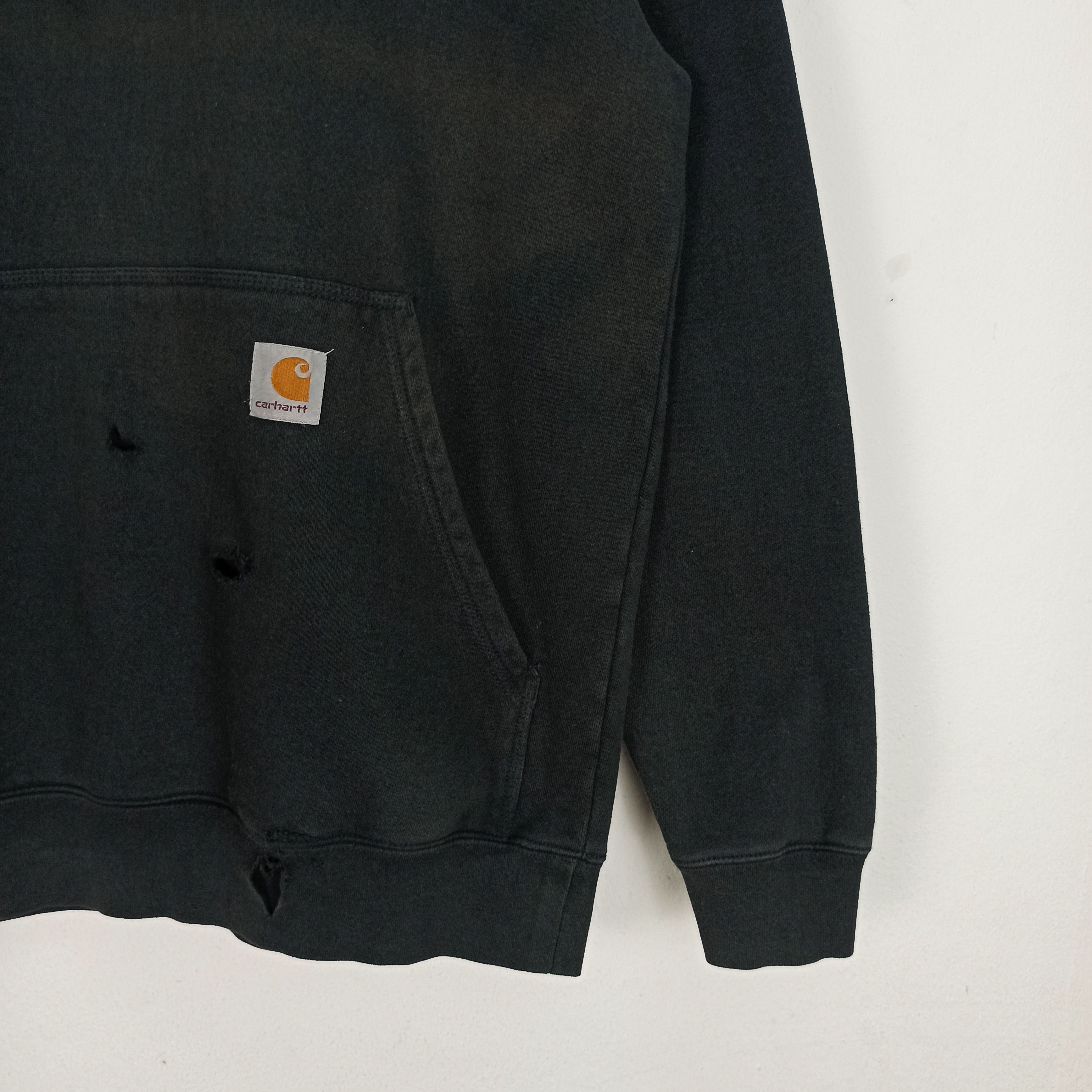 Carhartt Distressed Carhartt Sun Faded Black Hoodie Small Size Size US S / EU 44-46 / 1 - 5 Thumbnail