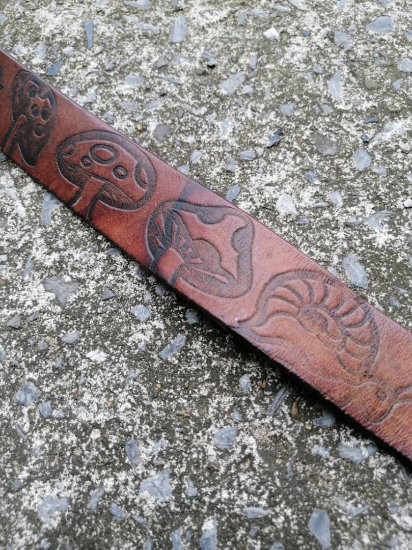 Other Unknown Brand Nice Design Fully Leather Belts Size ONE SIZE - 3 Thumbnail