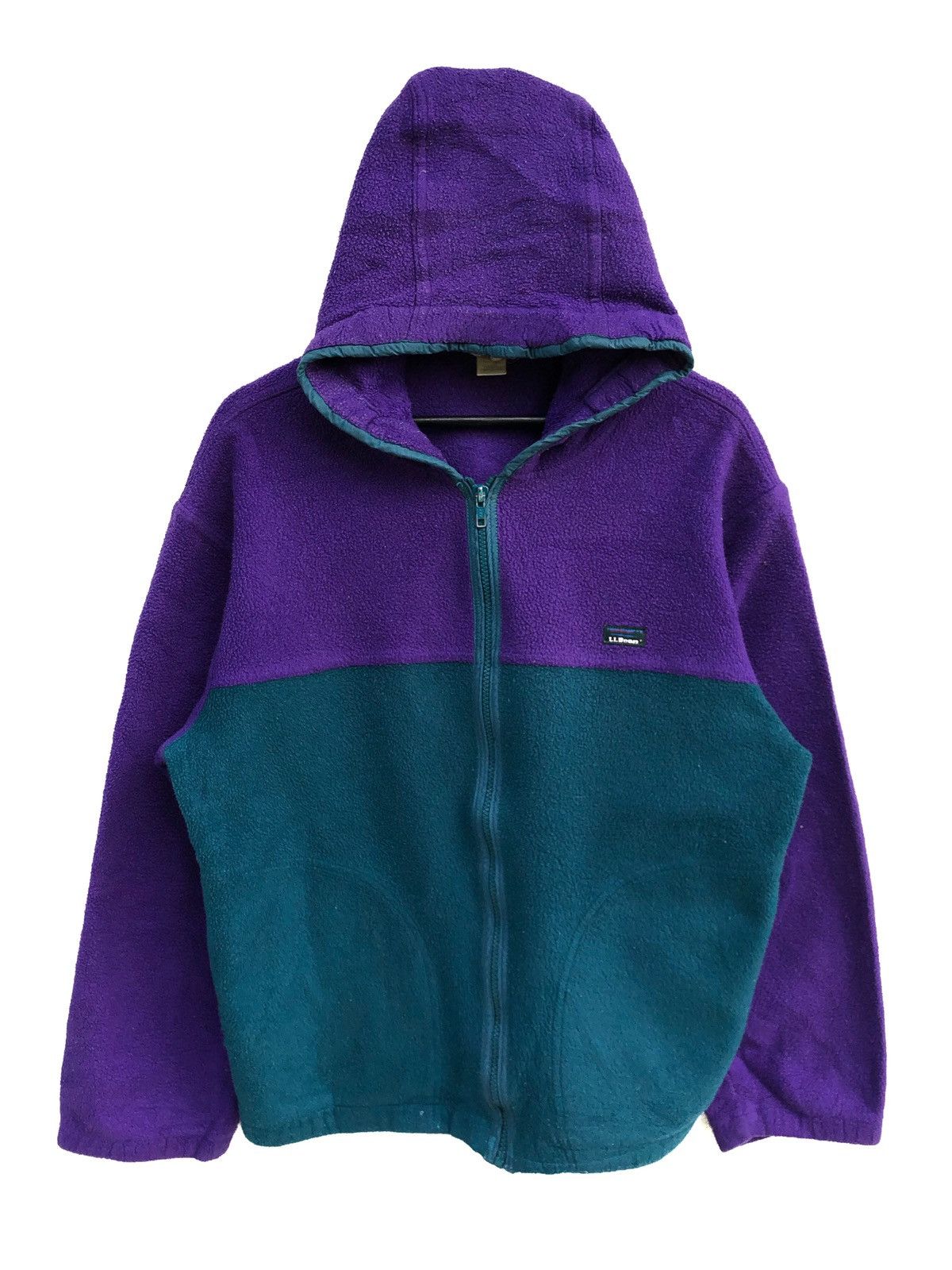 L.L. Bean × Vintage Vintage Fleece Hoodie Sweatshirt Size US L / EU 52-54 / 3 - 1 Thumbnail