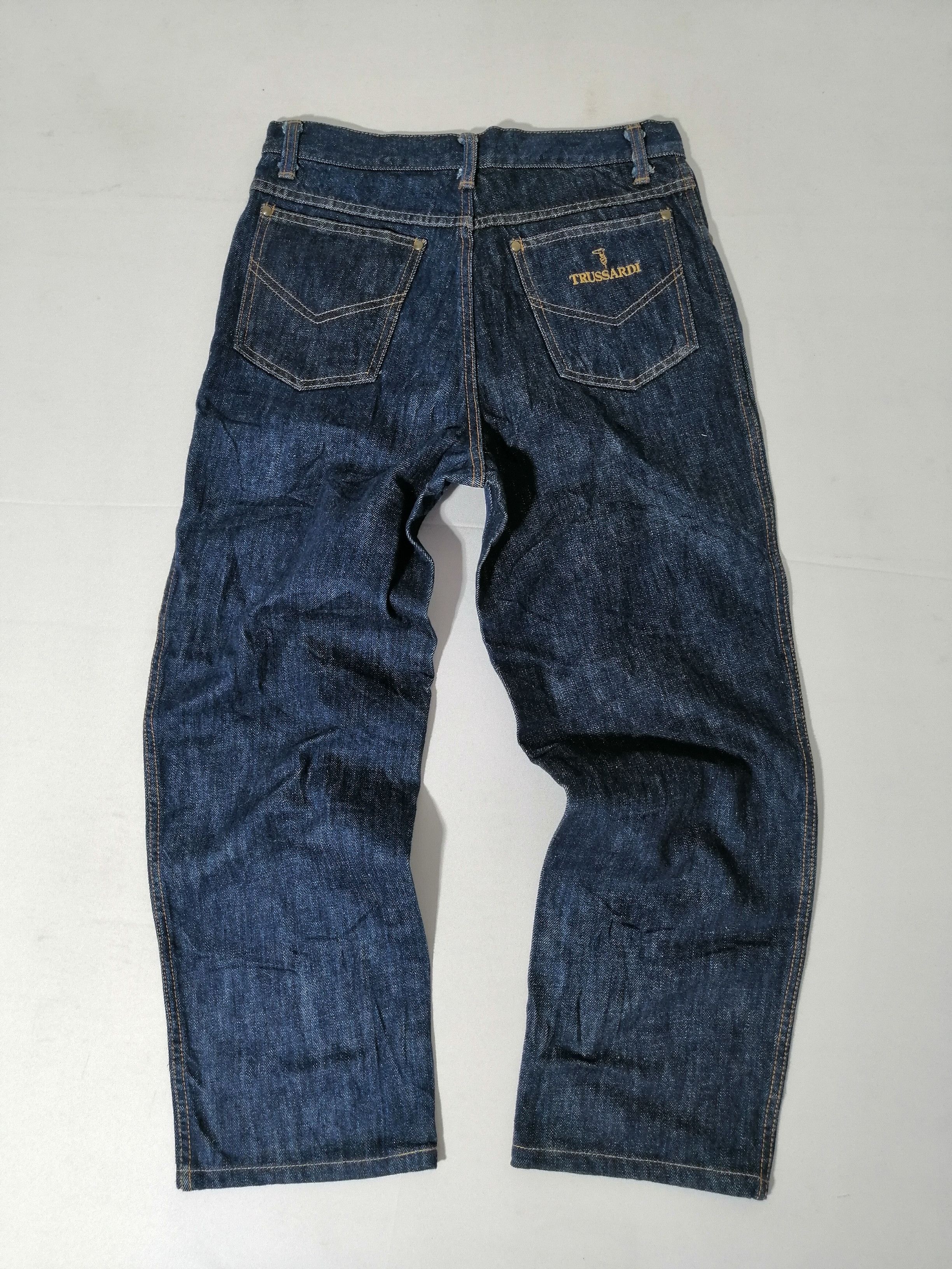 Designer × Trussardi × Vintage Vintage Scoville Trussardi Denim Jeans Size US 29 - 2 Thumbnail