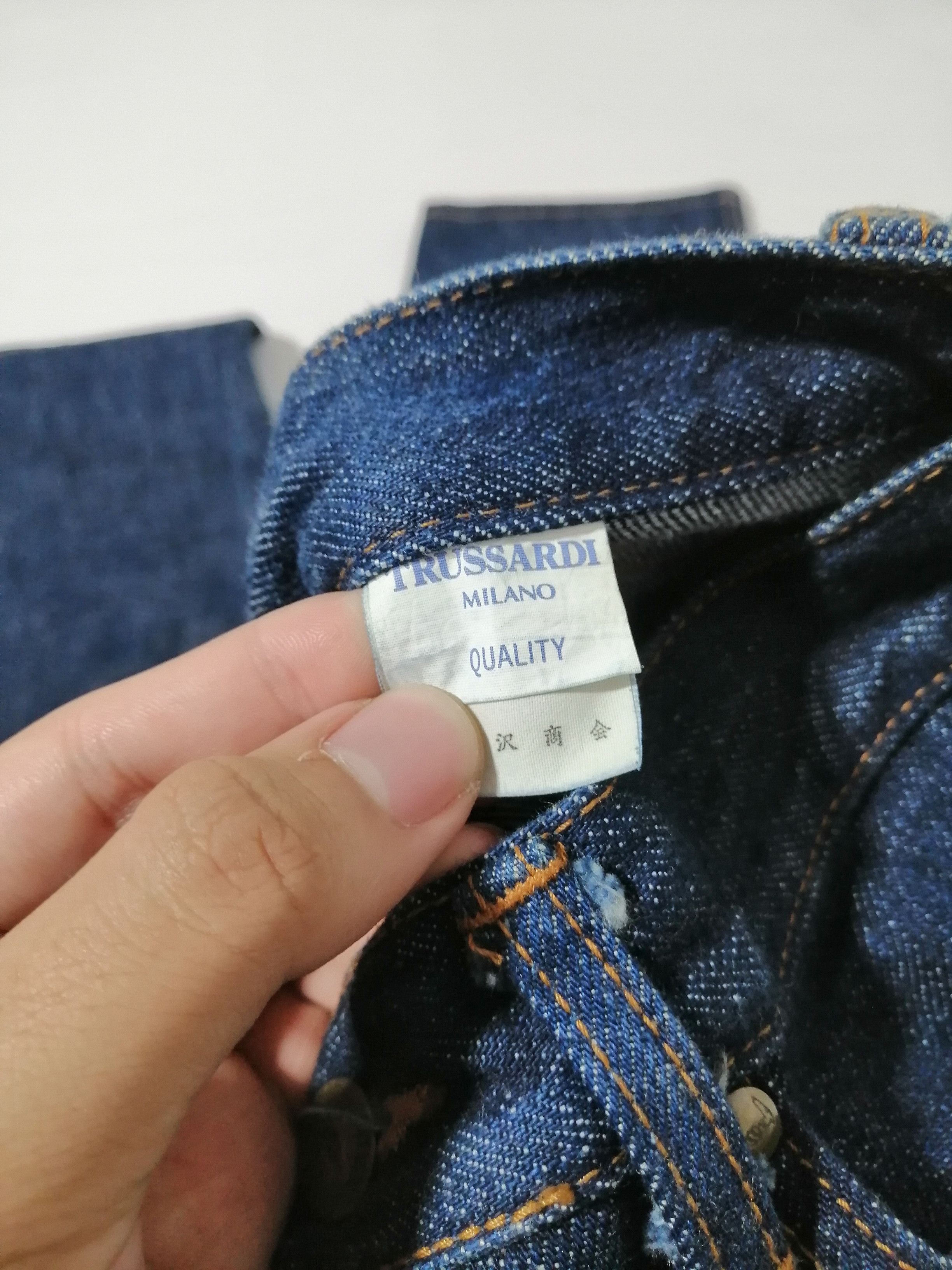 Designer × Trussardi × Vintage Vintage Scoville Trussardi Denim Jeans Size US 29 - 8 Thumbnail