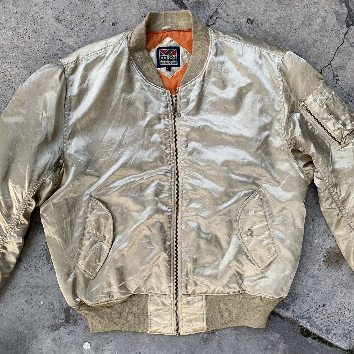 Japanese Brand Bomber jacket Varoz vintage Size US XL / EU 56 / 4 - 8 Thumbnail