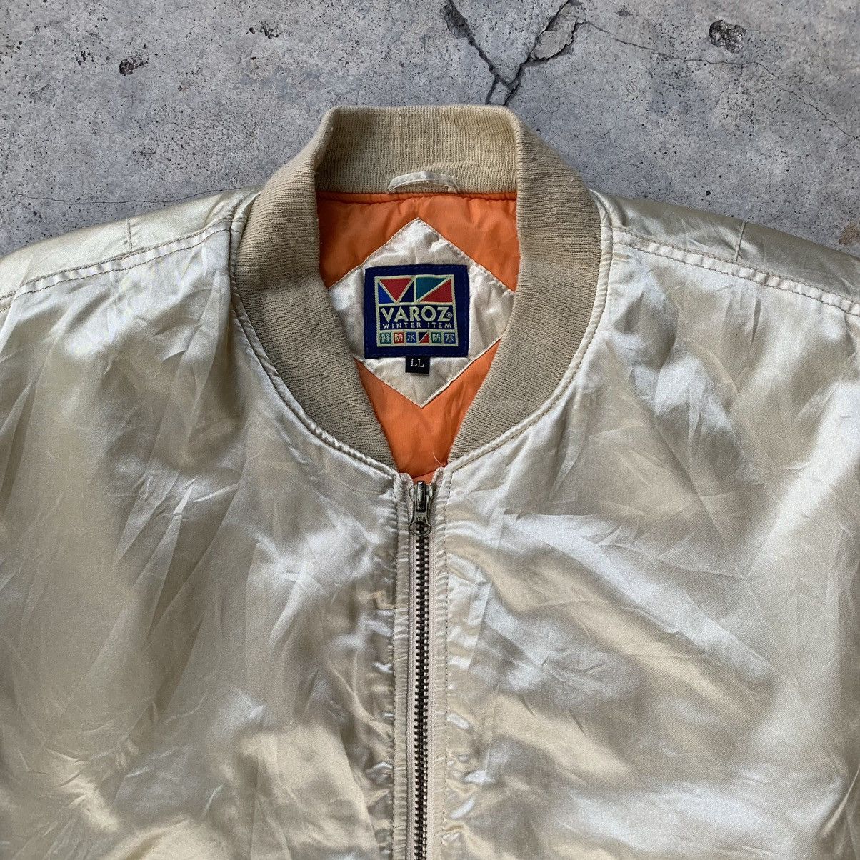 Japanese Brand Bomber jacket Varoz vintage Size US XL / EU 56 / 4 - 5 Thumbnail