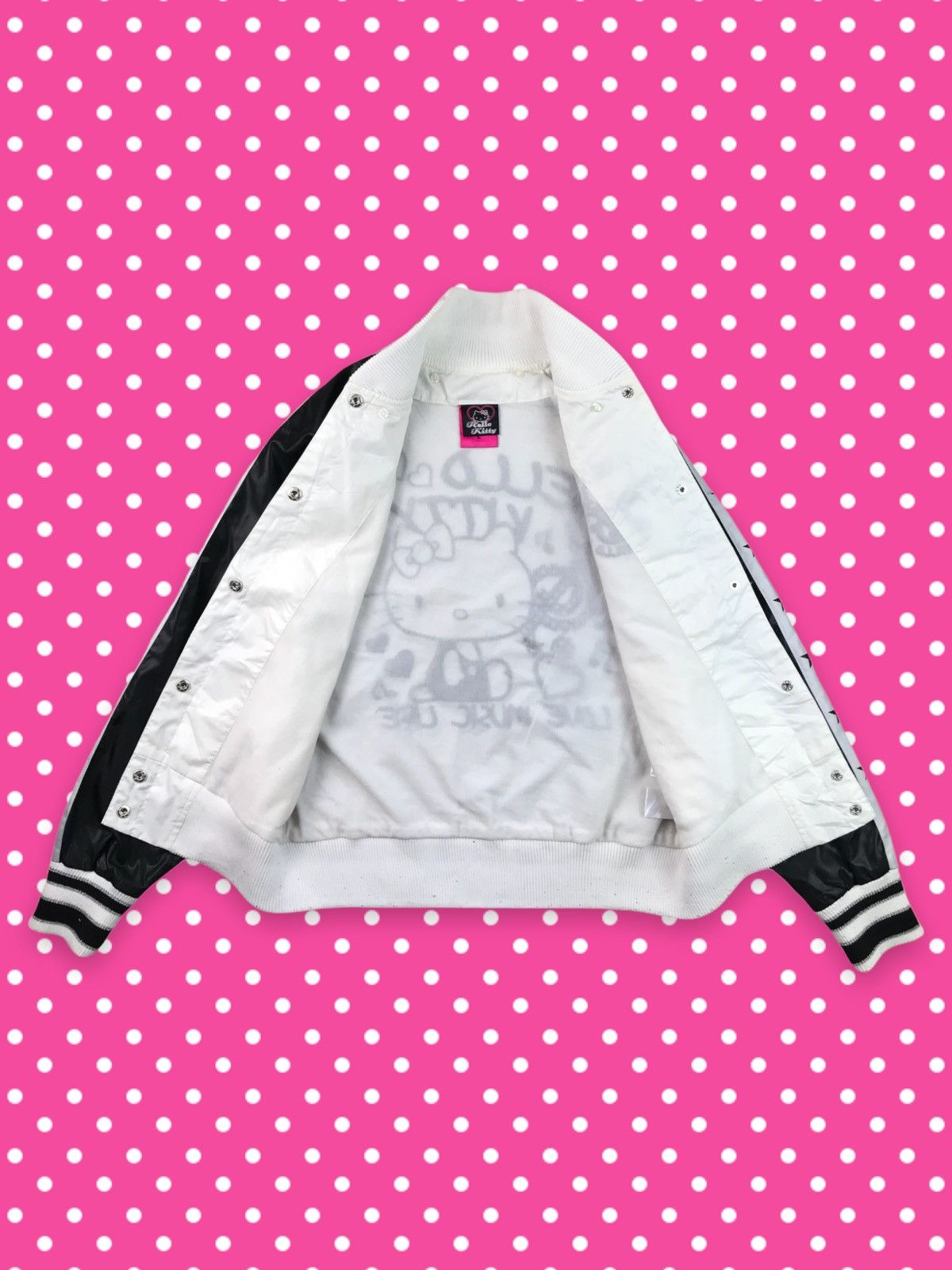 Anime × Cartoon Network × Japanese Brand 🔥BEST OFFER🔥HELLO KITTY JACKET SUKAJAN JAPAN MARKET ONLY Size L / US 10 / IT 46 - 4 Thumbnail