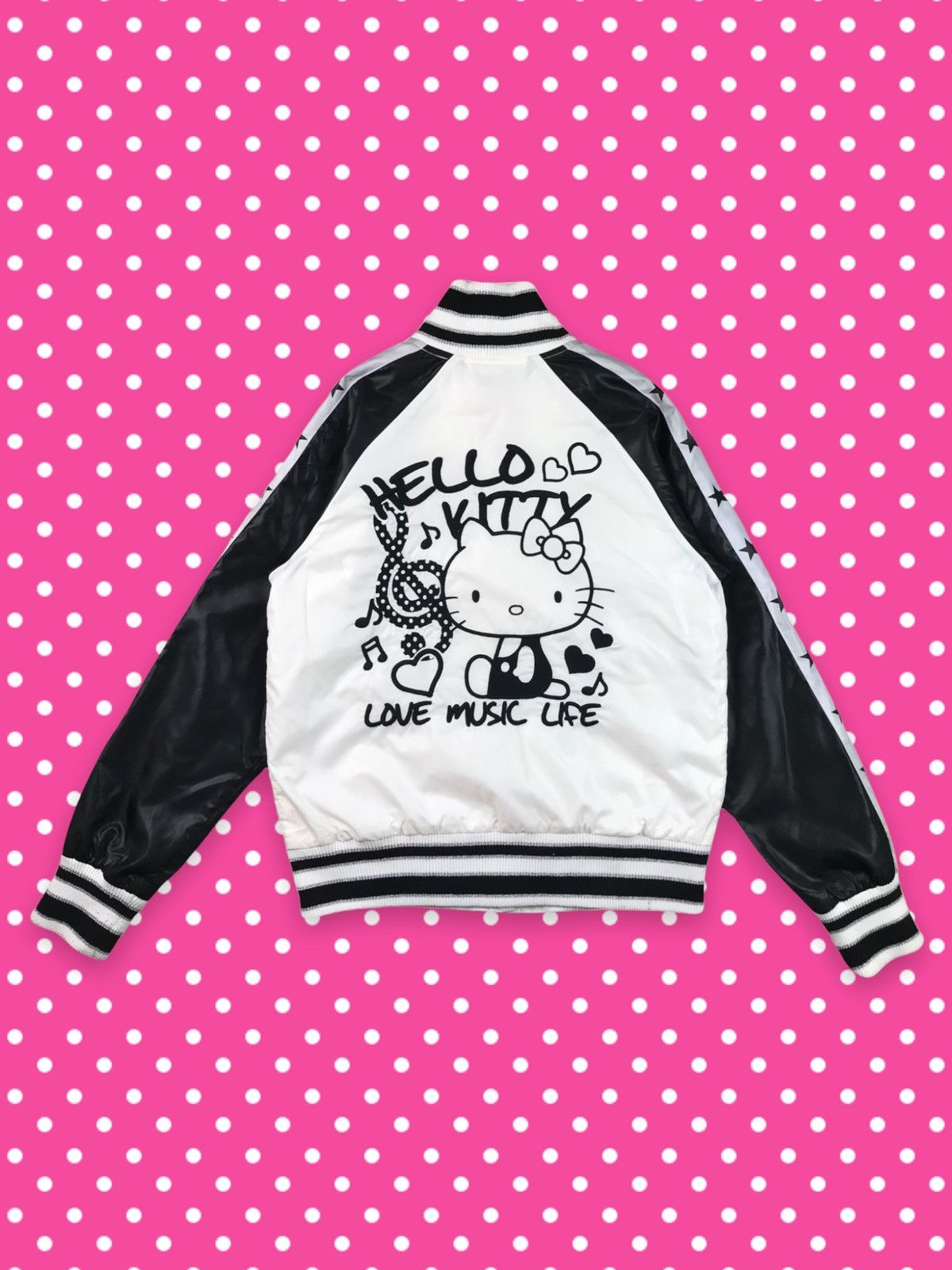 Anime × Cartoon Network × Japanese Brand 🔥BEST OFFER🔥HELLO KITTY JACKET SUKAJAN JAPAN MARKET ONLY Size L / US 10 / IT 46 - 1 Thumbnail