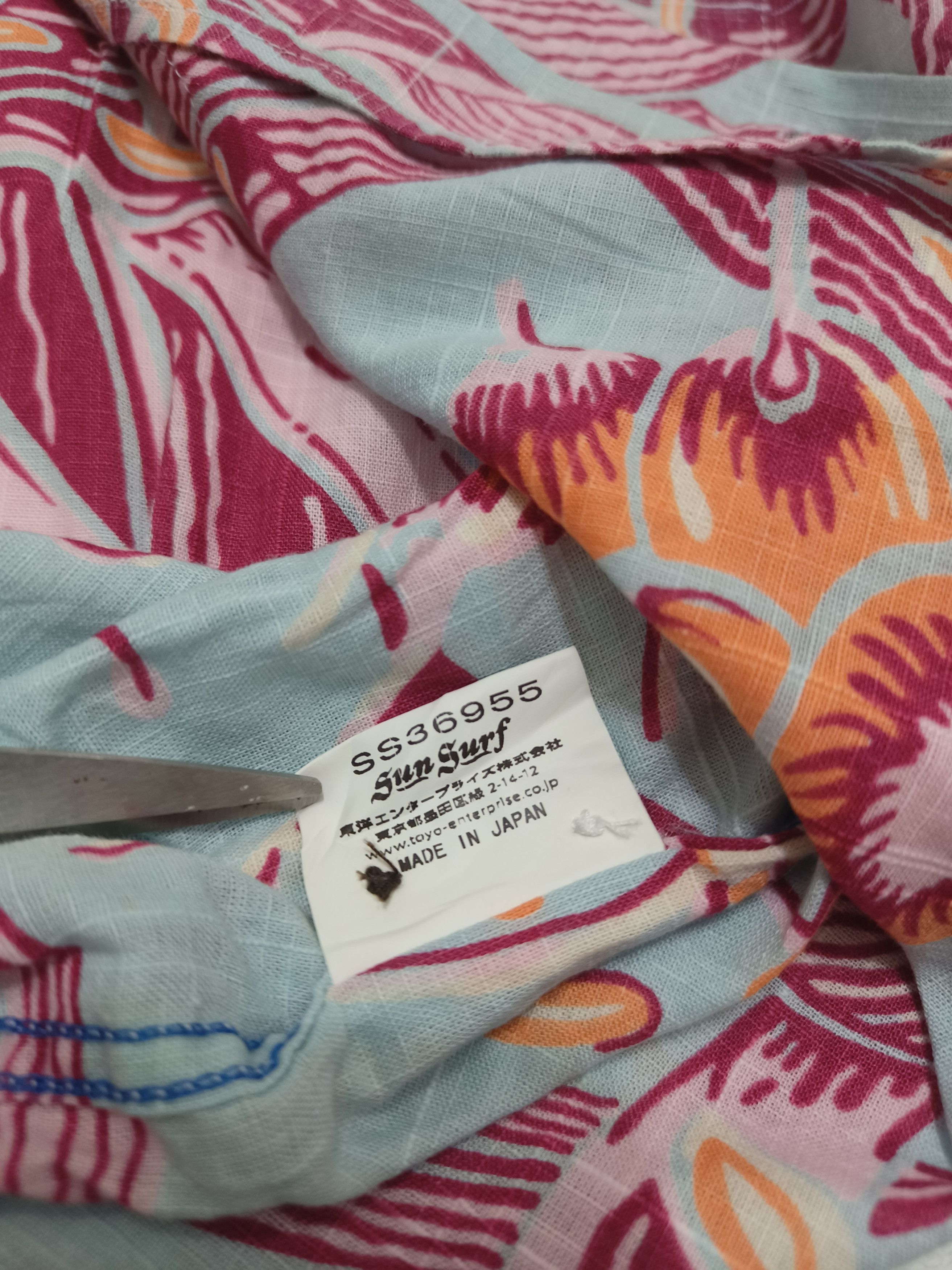 Sun Surf Vintage Sunsurf Toyo Enterprise Abstract Print Aloha Shirt Size US M / EU 48-50 / 2 - 8 Thumbnail