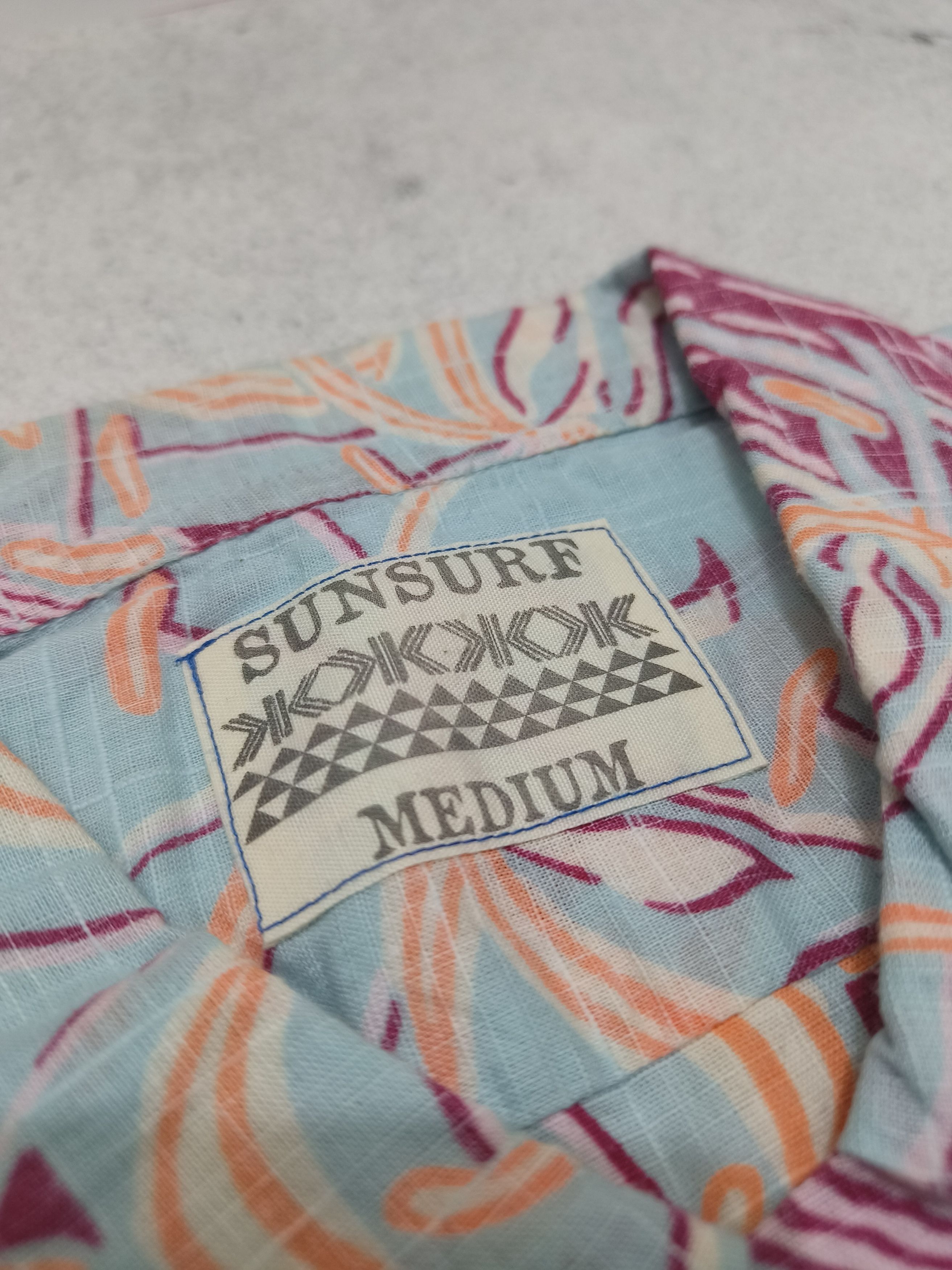 Sun Surf Vintage Sunsurf Toyo Enterprise Abstract Print Aloha Shirt Size US M / EU 48-50 / 2 - 7 Thumbnail
