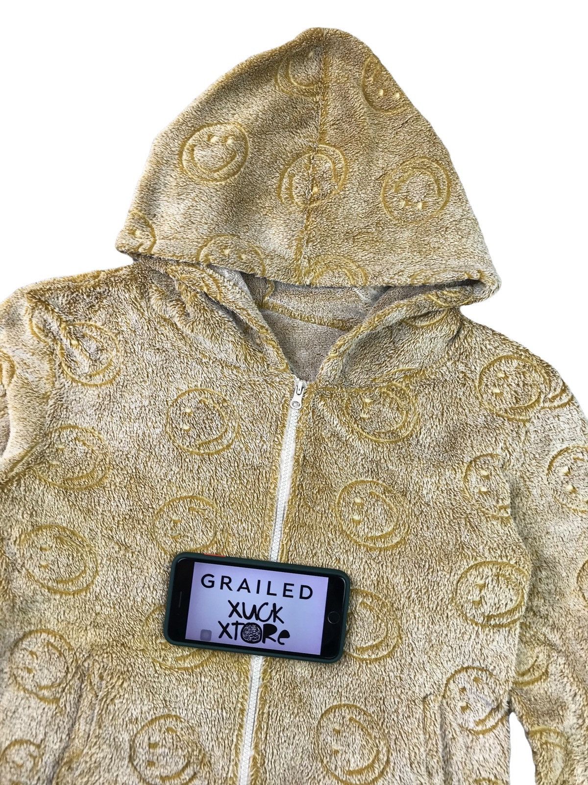 Japanese Brand 😊 SMILEY HOODIE INSPIRED KAPITAL BY ACCENT Size US M / EU 48-50 / 2 - 17 Thumbnail
