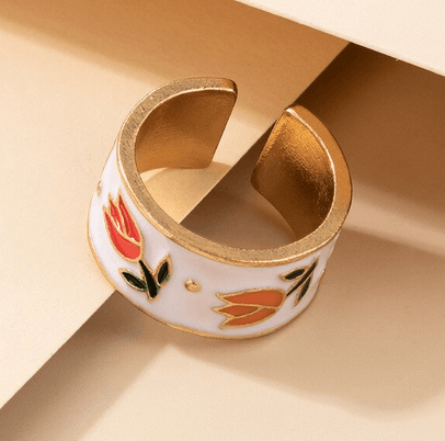 Jewelry Elegant Daisy Ring Size ONE SIZE - 1 Thumbnail