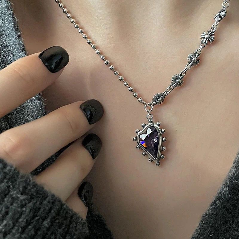 Jewelry Purple Heart Necklace Size ONE SIZE - 4 Thumbnail