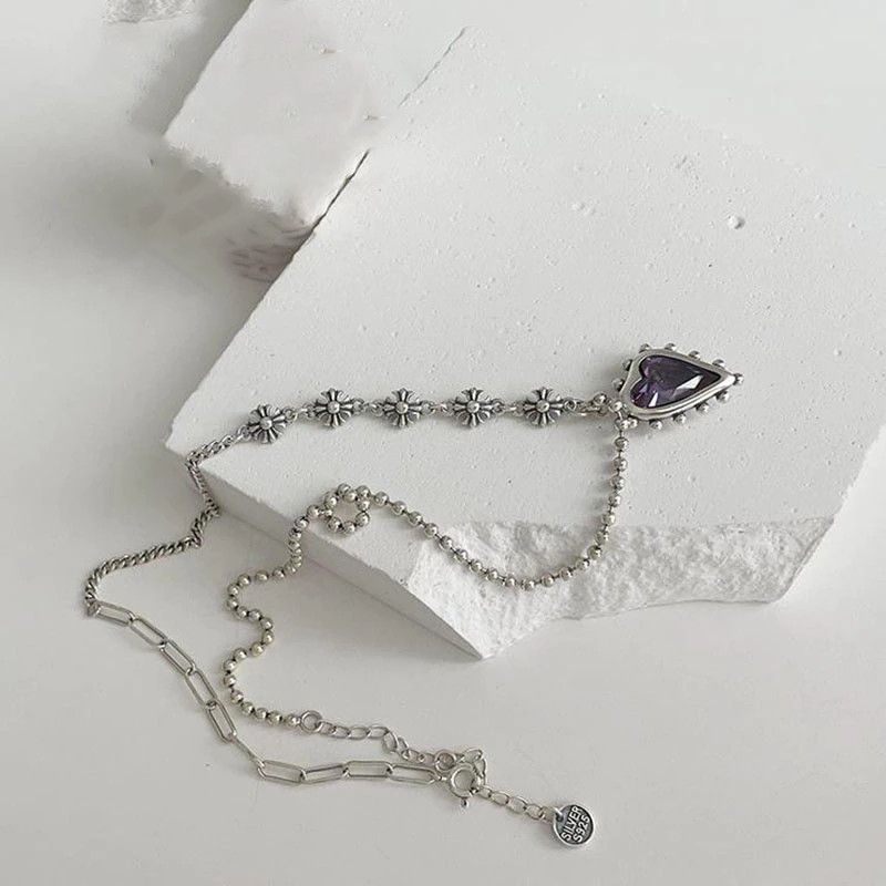 Jewelry Purple Heart Necklace Size ONE SIZE - 3 Thumbnail