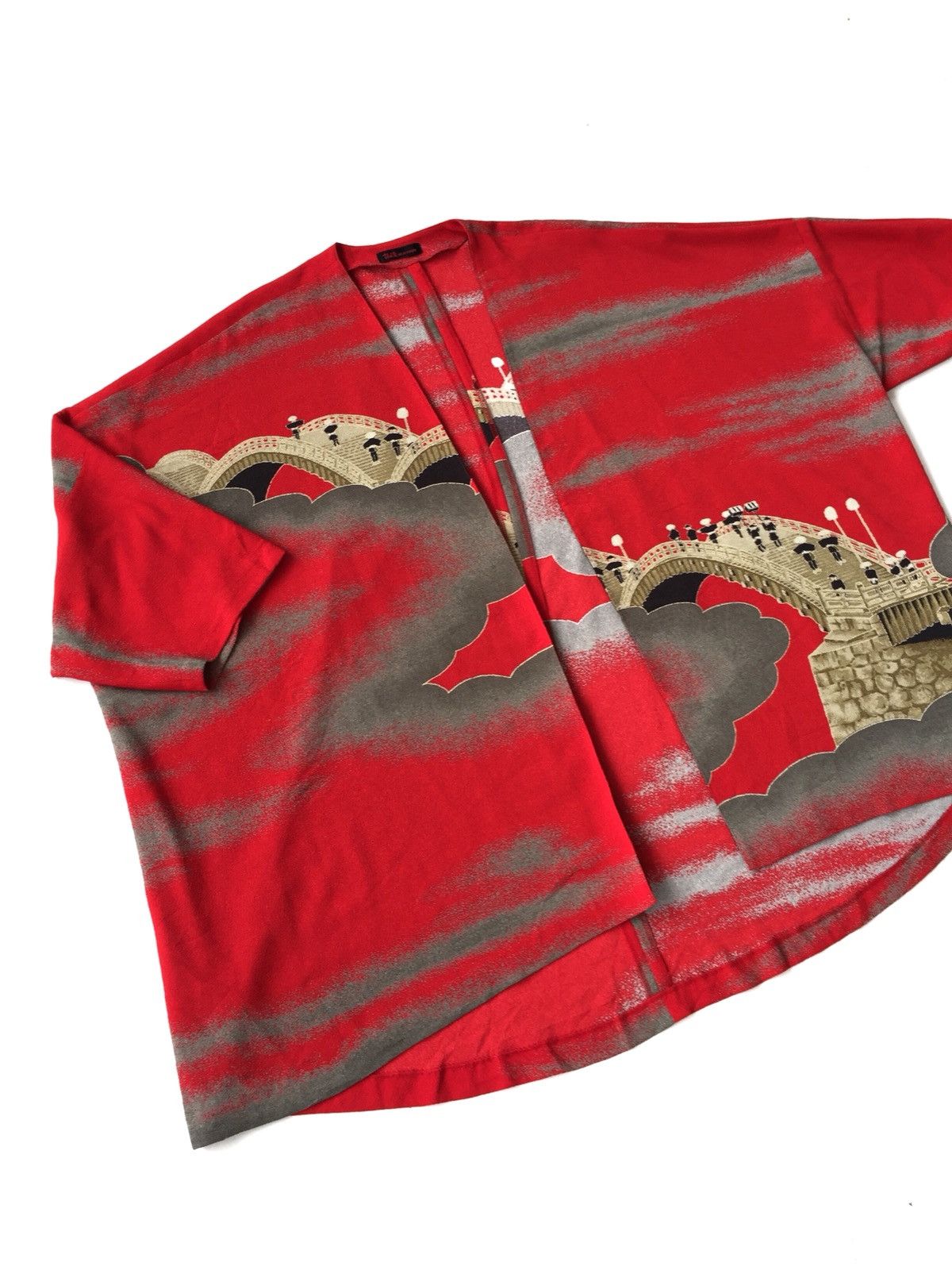 Japanese Brand × Vintage Japanese Traditional Kimono Hitoshi Overprint Oversized Size ONE SIZE - 2 Thumbnail