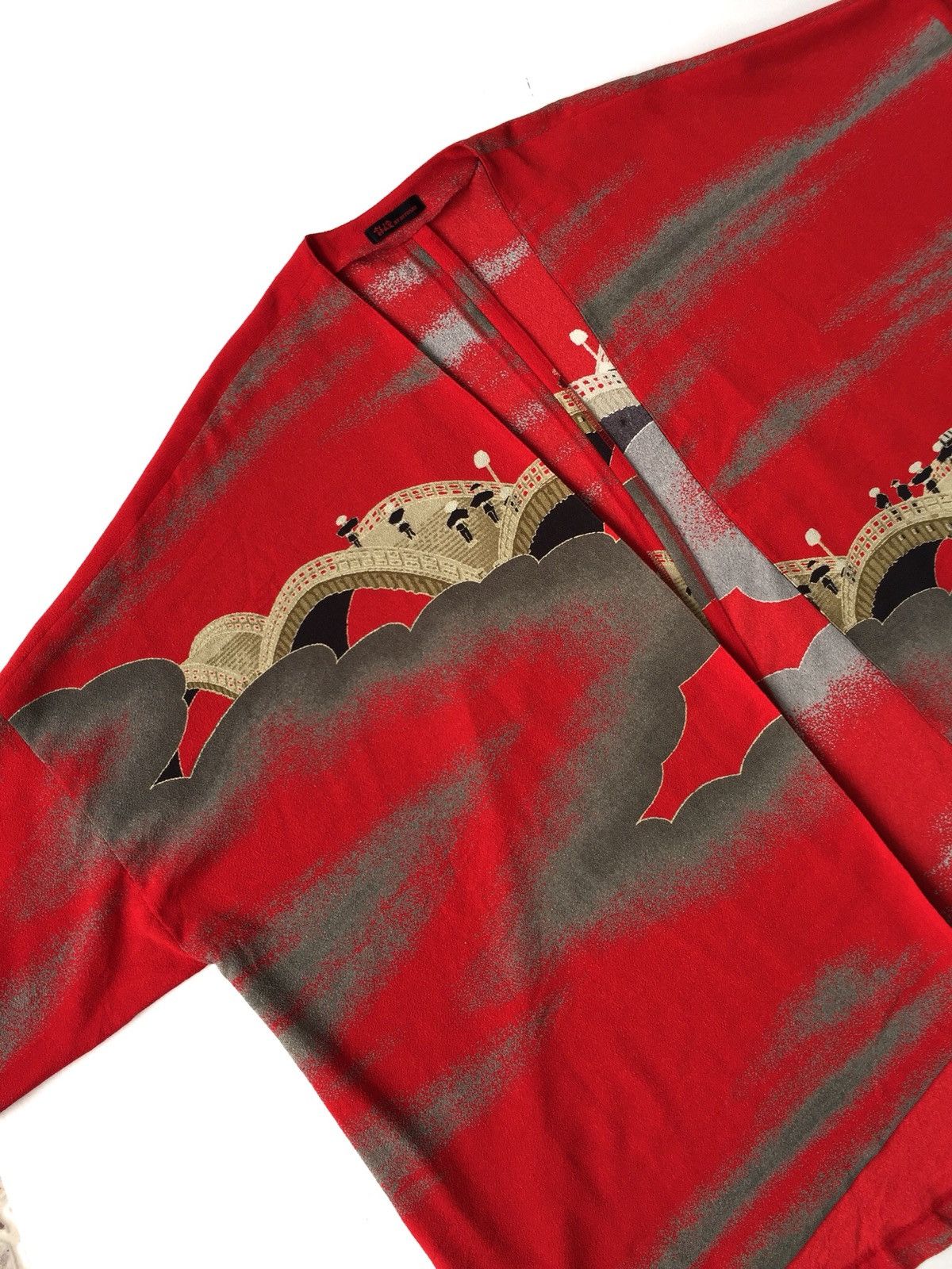 Japanese Brand × Vintage Japanese Traditional Kimono Hitoshi Overprint Oversized Size ONE SIZE - 6 Thumbnail