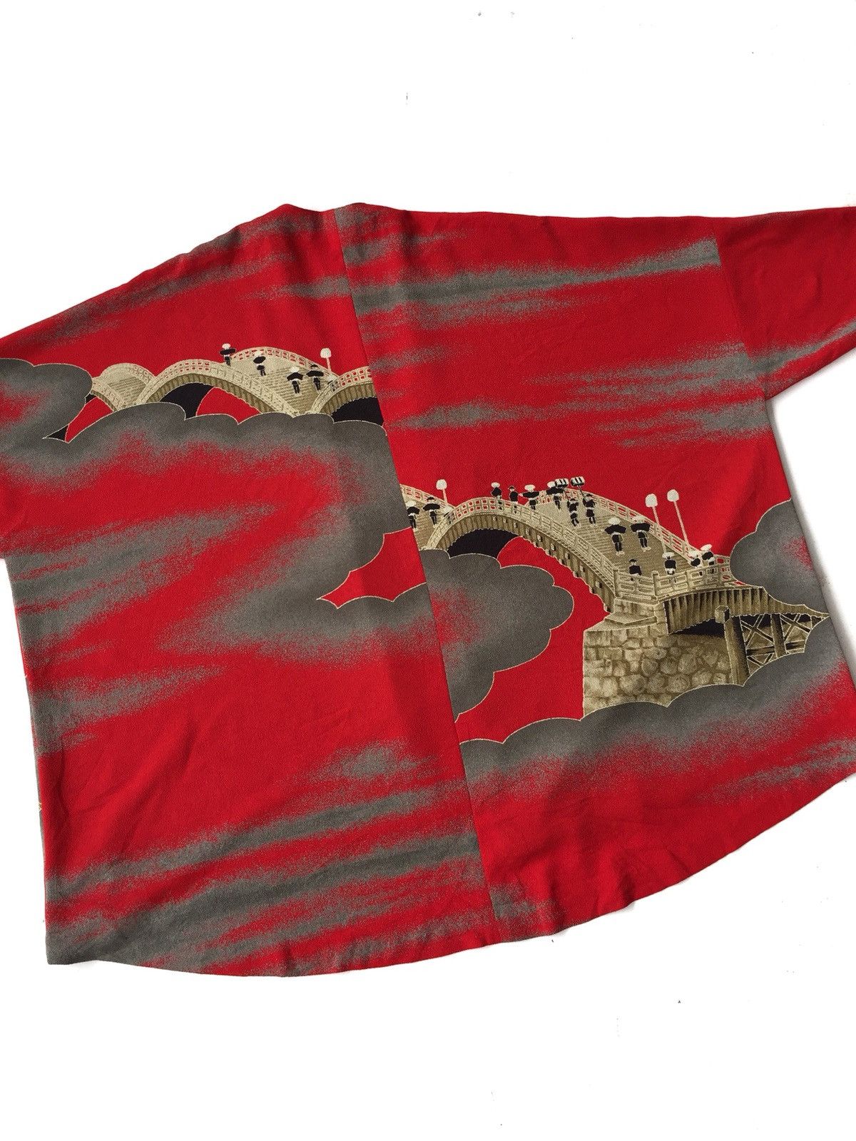 Japanese Brand × Vintage Japanese Traditional Kimono Hitoshi Overprint Oversized Size ONE SIZE - 7 Thumbnail