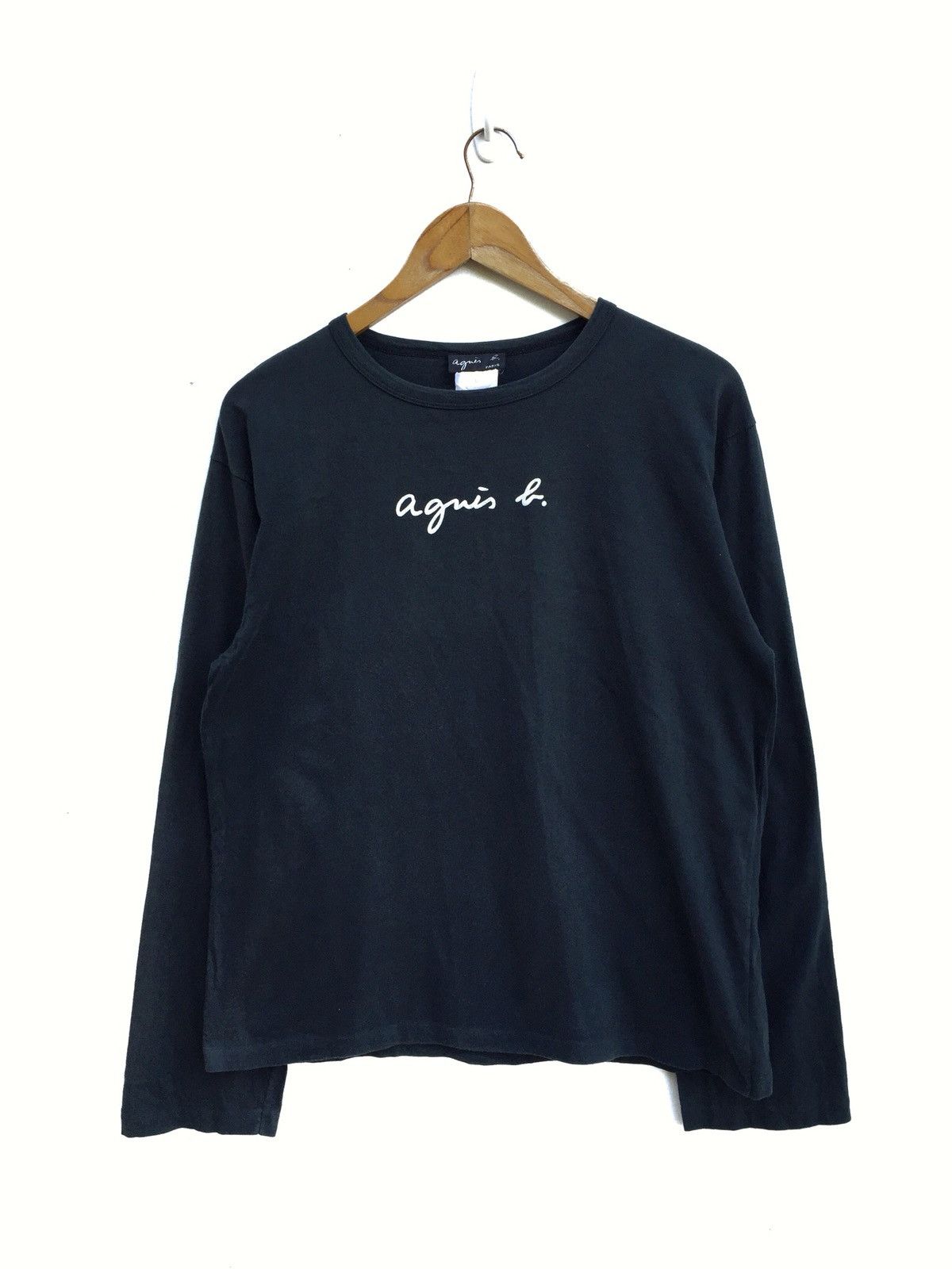 agnes b. Agnes B. Iconic Signature Logo Ls Tee Size US L / EU 52-54 / 3 - 1 Thumbnail