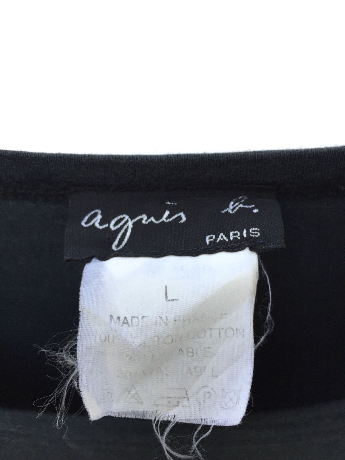 agnes b. Agnes B. Iconic Signature Logo Ls Tee Size US L / EU 52-54 / 3 - 3 Thumbnail