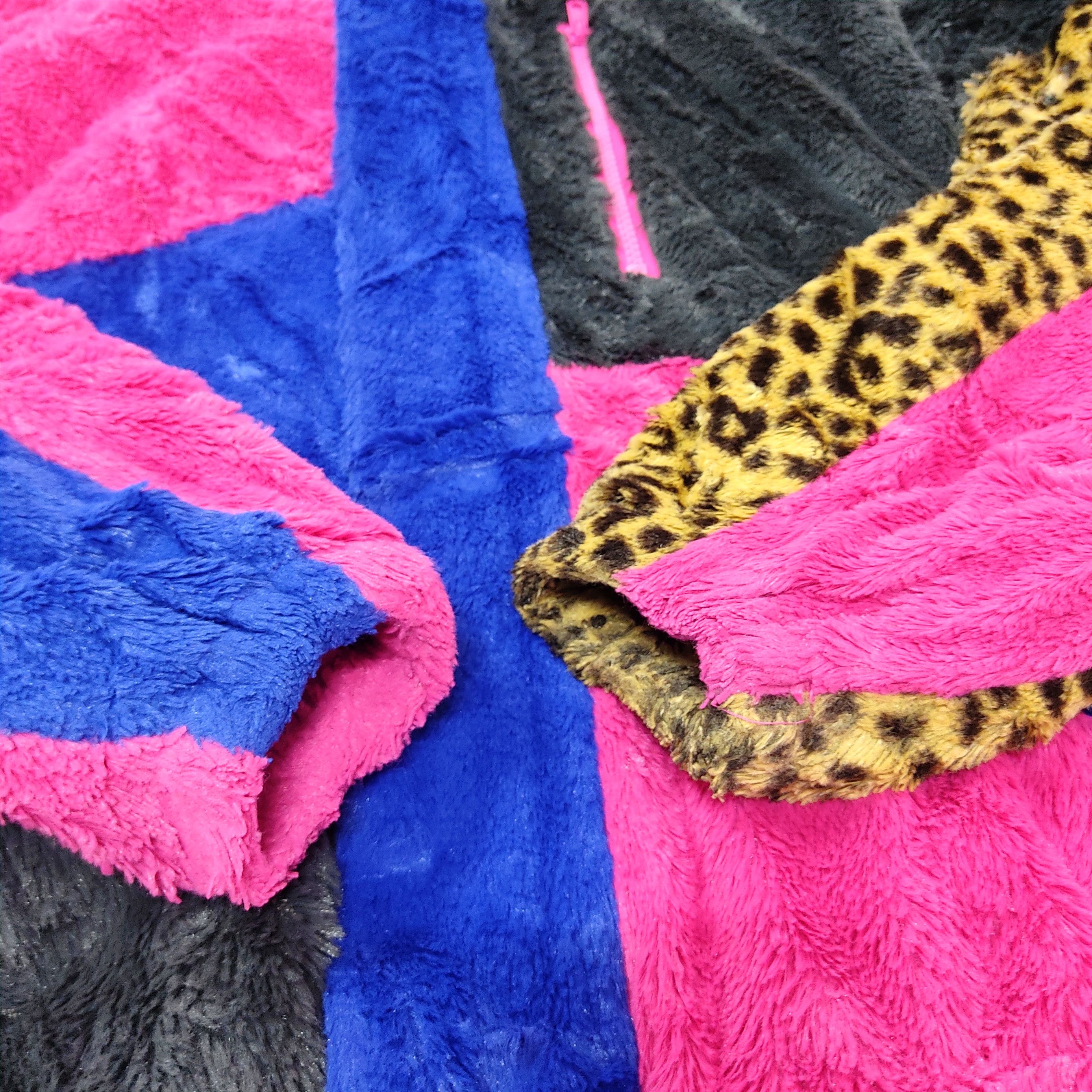 Worldwide Youth World Wide Love! Multicolour Faux Fur Hooded Jacket Size US S / EU 44-46 / 1 - 7 Thumbnail