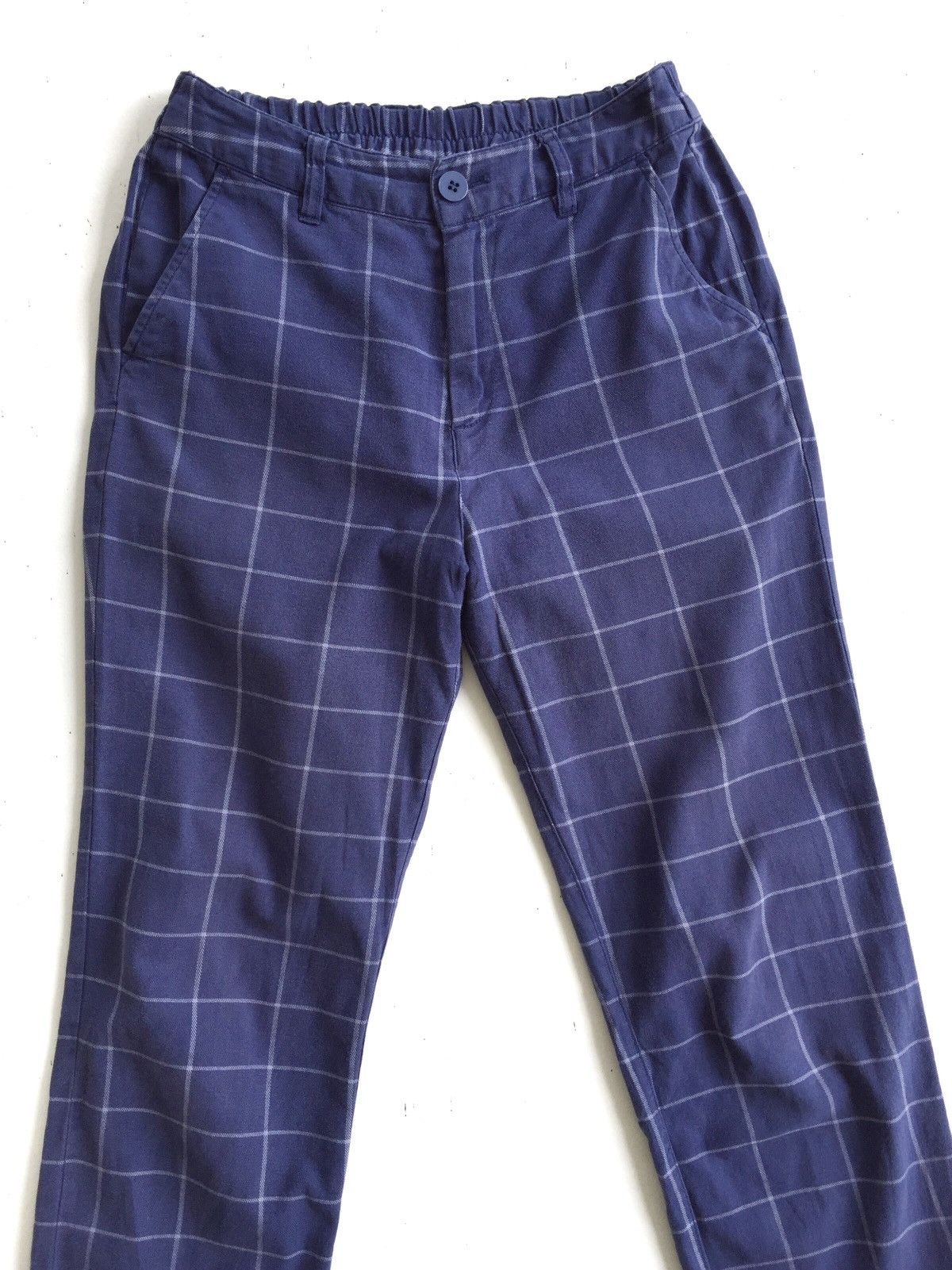 Japanese Brand Japanese Checkered Punk Tartan Plaid Cropped Pants Size US 26 / EU 42 - 3 Thumbnail