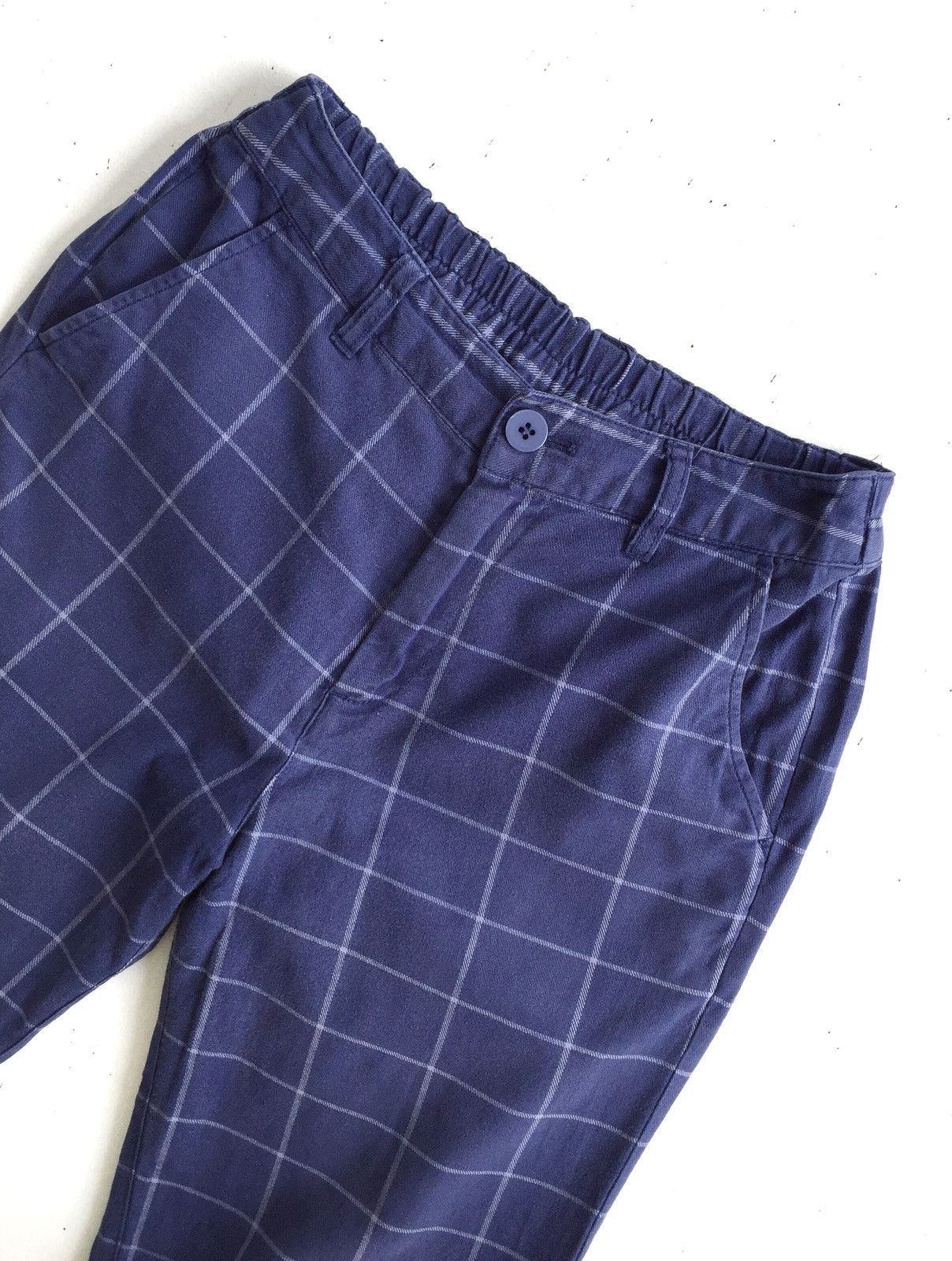 Japanese Brand Japanese Checkered Punk Tartan Plaid Cropped Pants Size US 26 / EU 42 - 5 Thumbnail