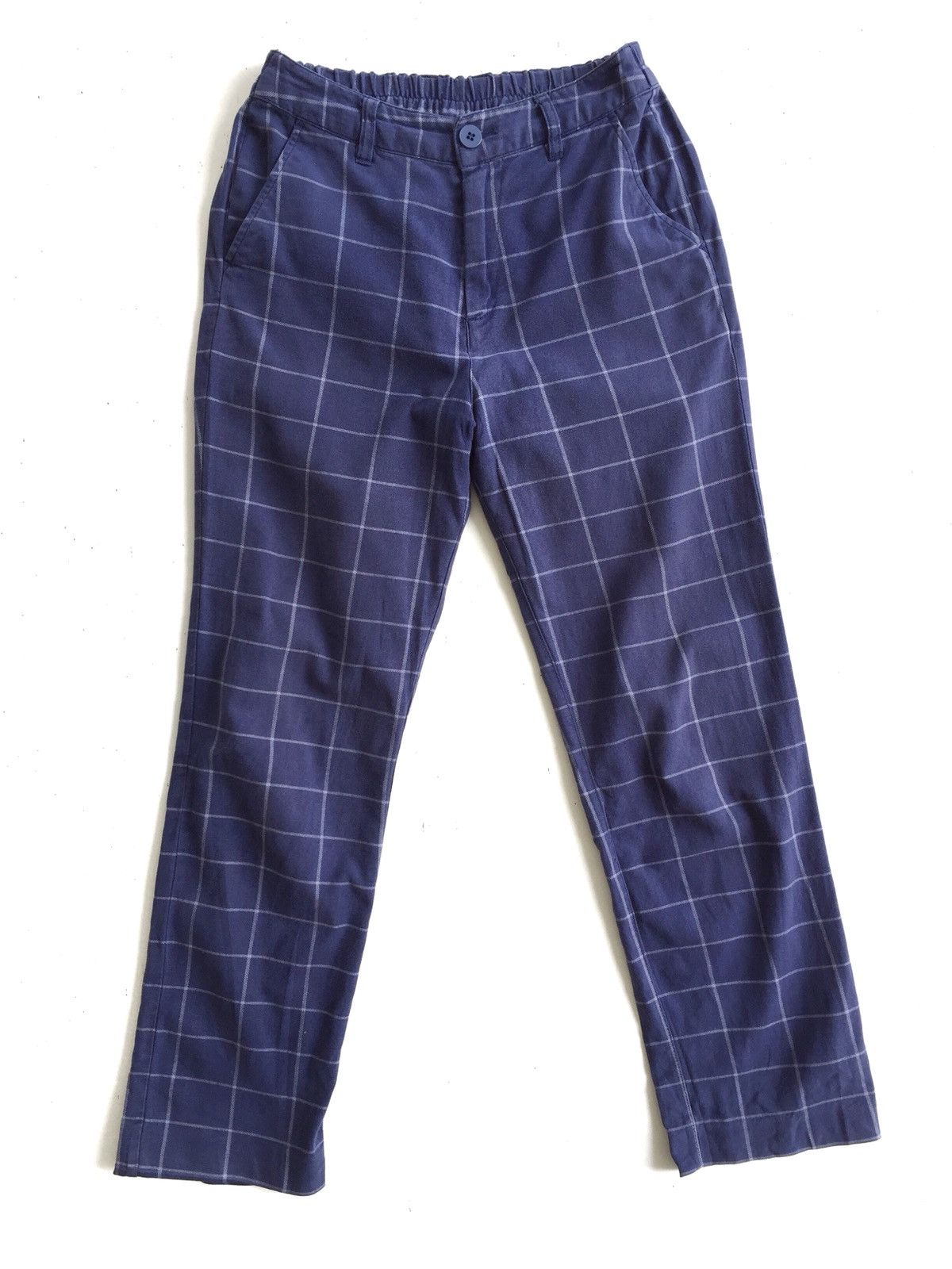 Japanese Brand Japanese Checkered Punk Tartan Plaid Cropped Pants Size US 26 / EU 42 - 1 Thumbnail